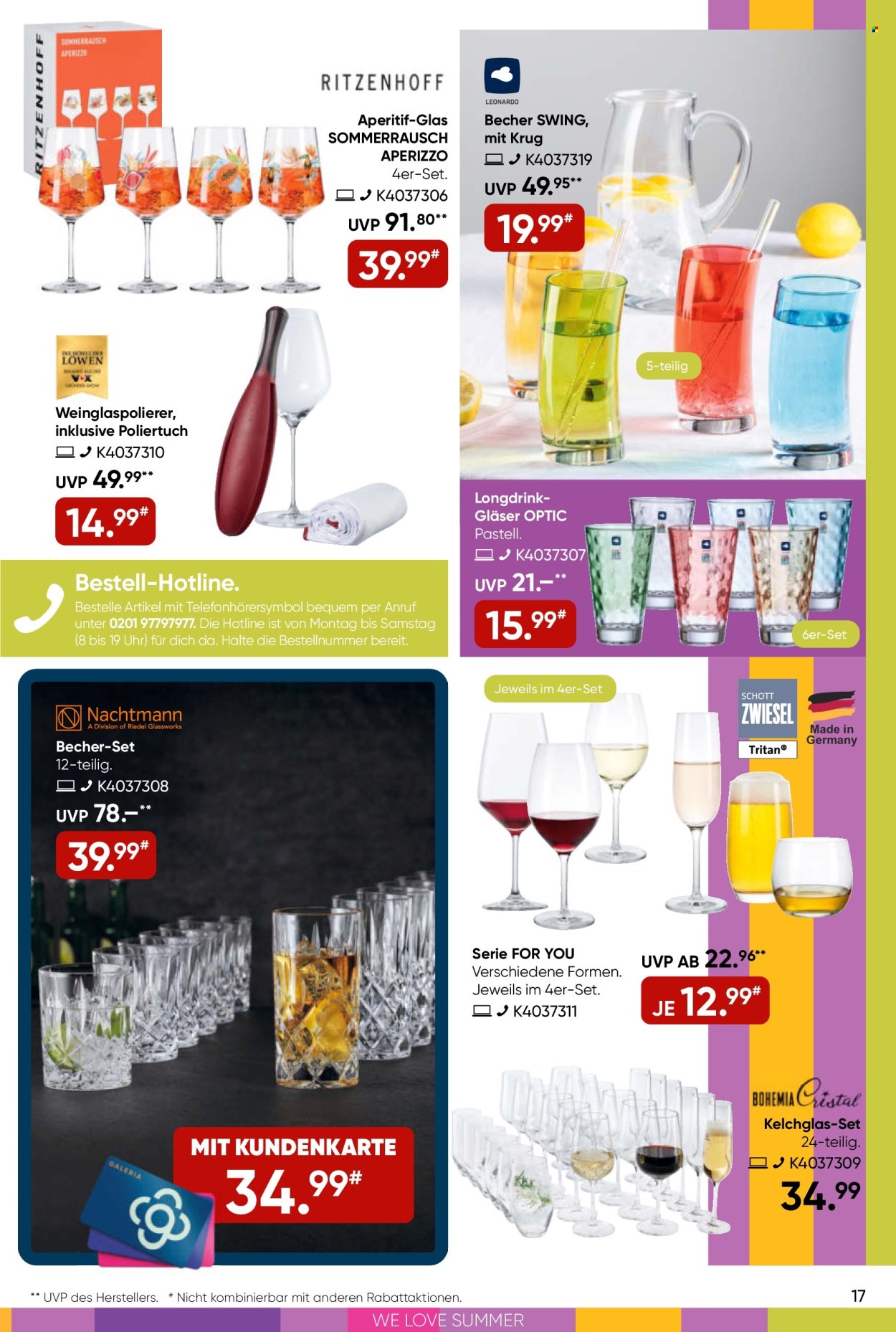 GALERIA Karstadt Kaufhof Prospekte  - 12.06.2024 - 18.06.2024. Seite 17