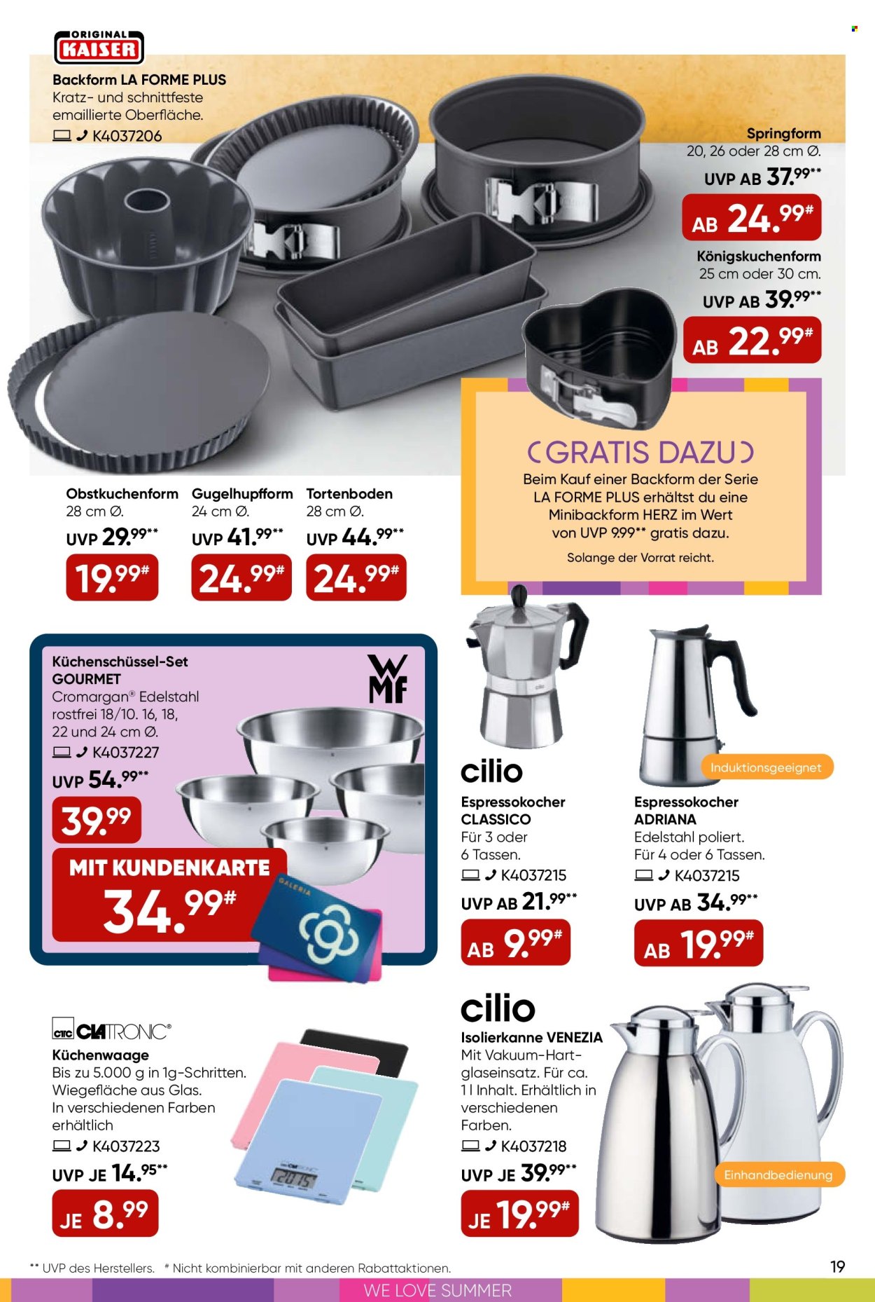 GALERIA Karstadt Kaufhof Prospekte  - 12.06.2024 - 18.06.2024. Seite 19