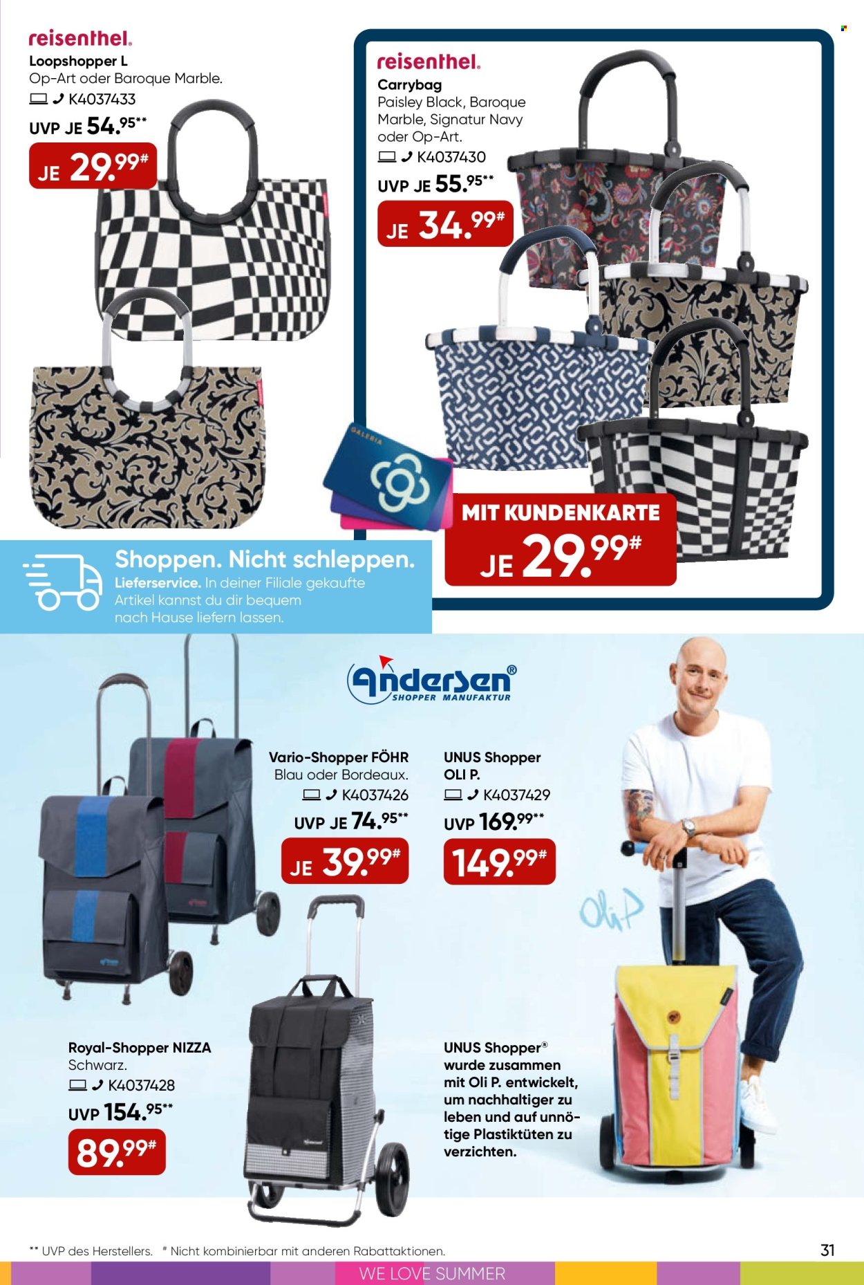 GALERIA Karstadt Kaufhof Prospekte  - 12.06.2024 - 18.06.2024. Seite 31