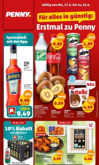 Prospekte Penny - 17.06.2024 - 22.06.2024.