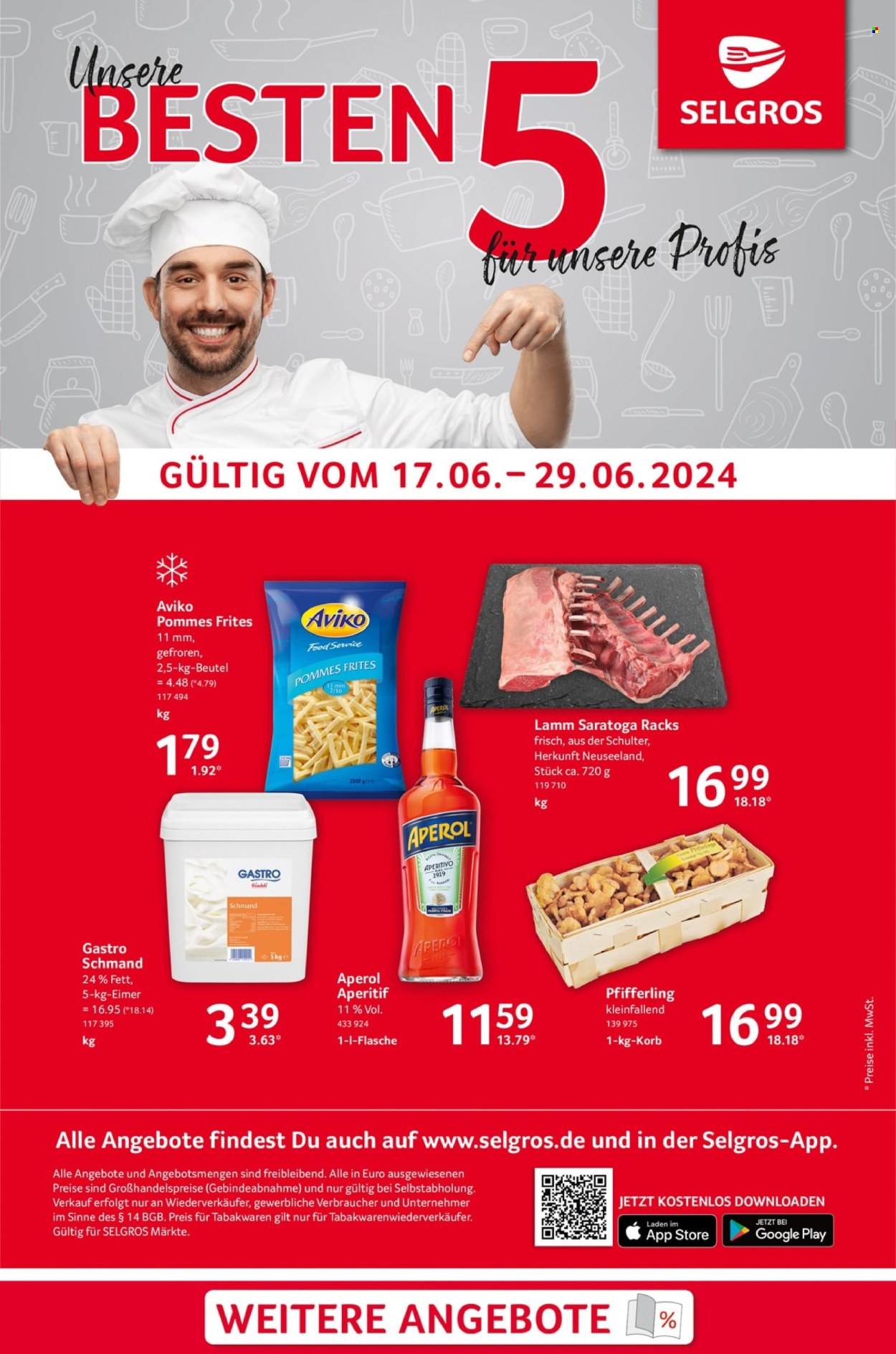 Selgros Prospekte  - 17.06.2024 - 29.06.2024. Seite 1