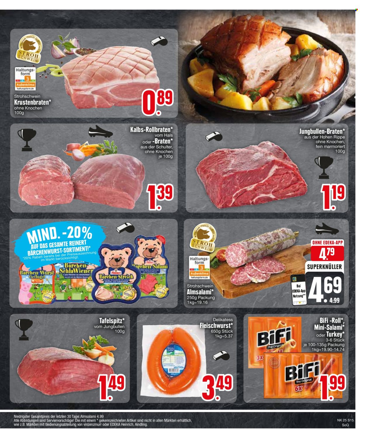 Edeka Prospekte  - 17.06.2024 - 22.06.2024. Seite 15