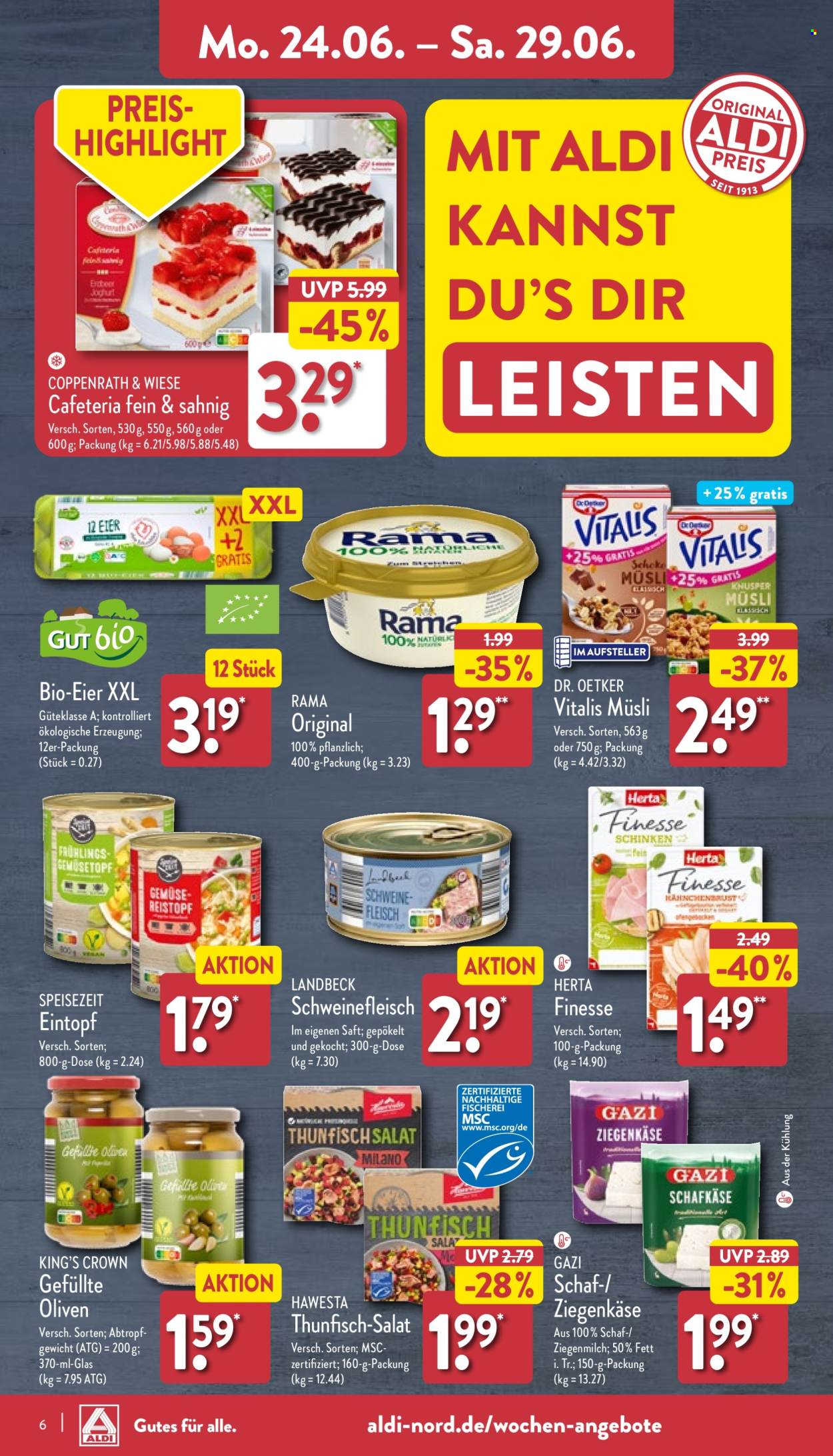 ALDI Nord Prospekte  - 24.06.2024 - 29.06.2024. Seite 6