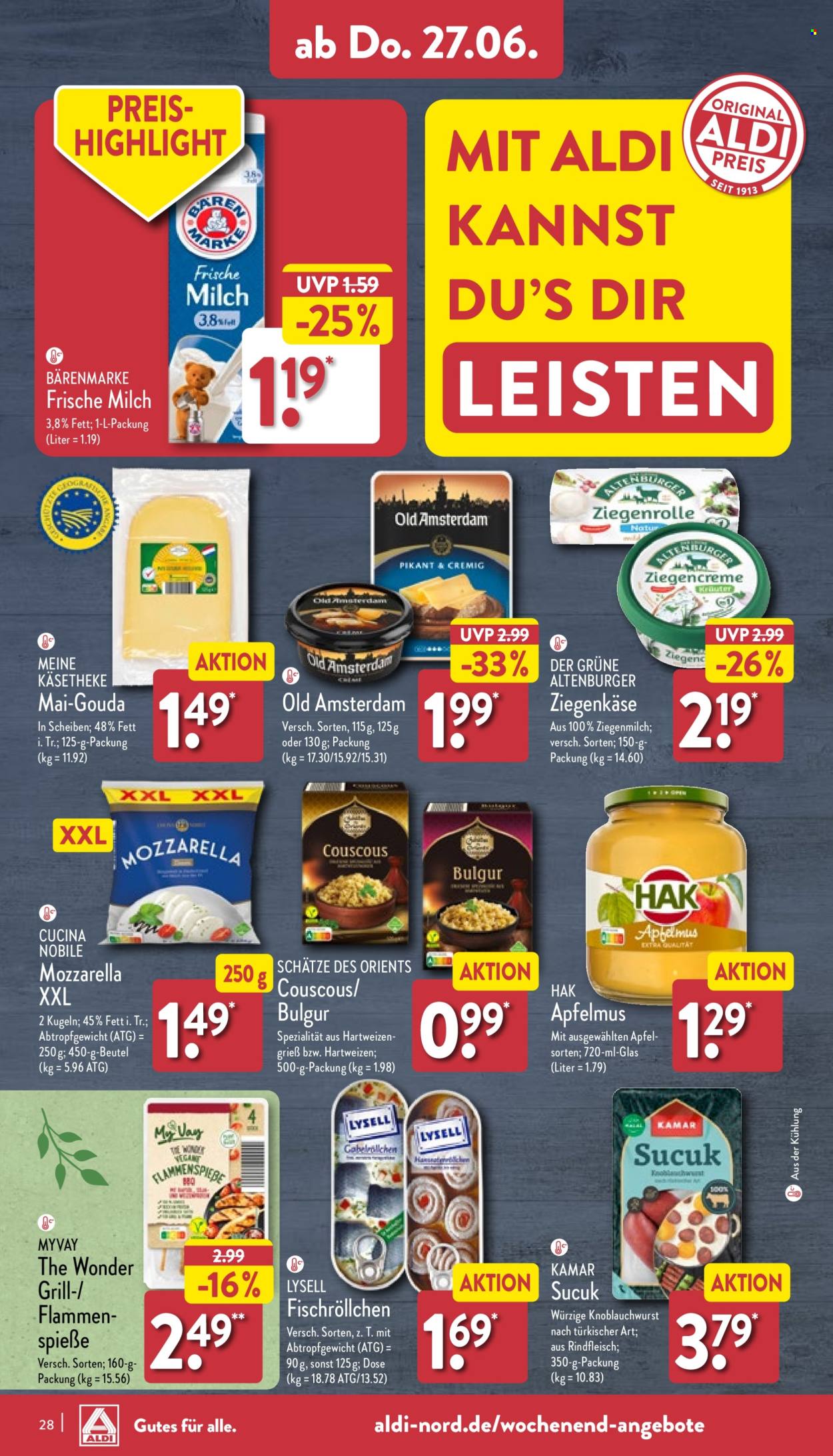 ALDI Nord Prospekte  - 24.06.2024 - 29.06.2024. Seite 28