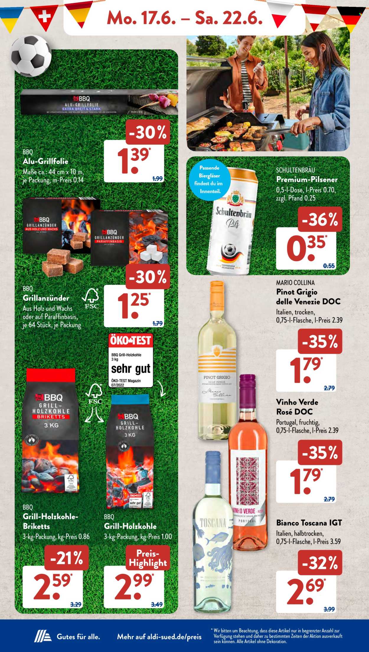 ALDI SÜD Prospekte  - 17.06.2024 - 22.06.2024. Seite 10