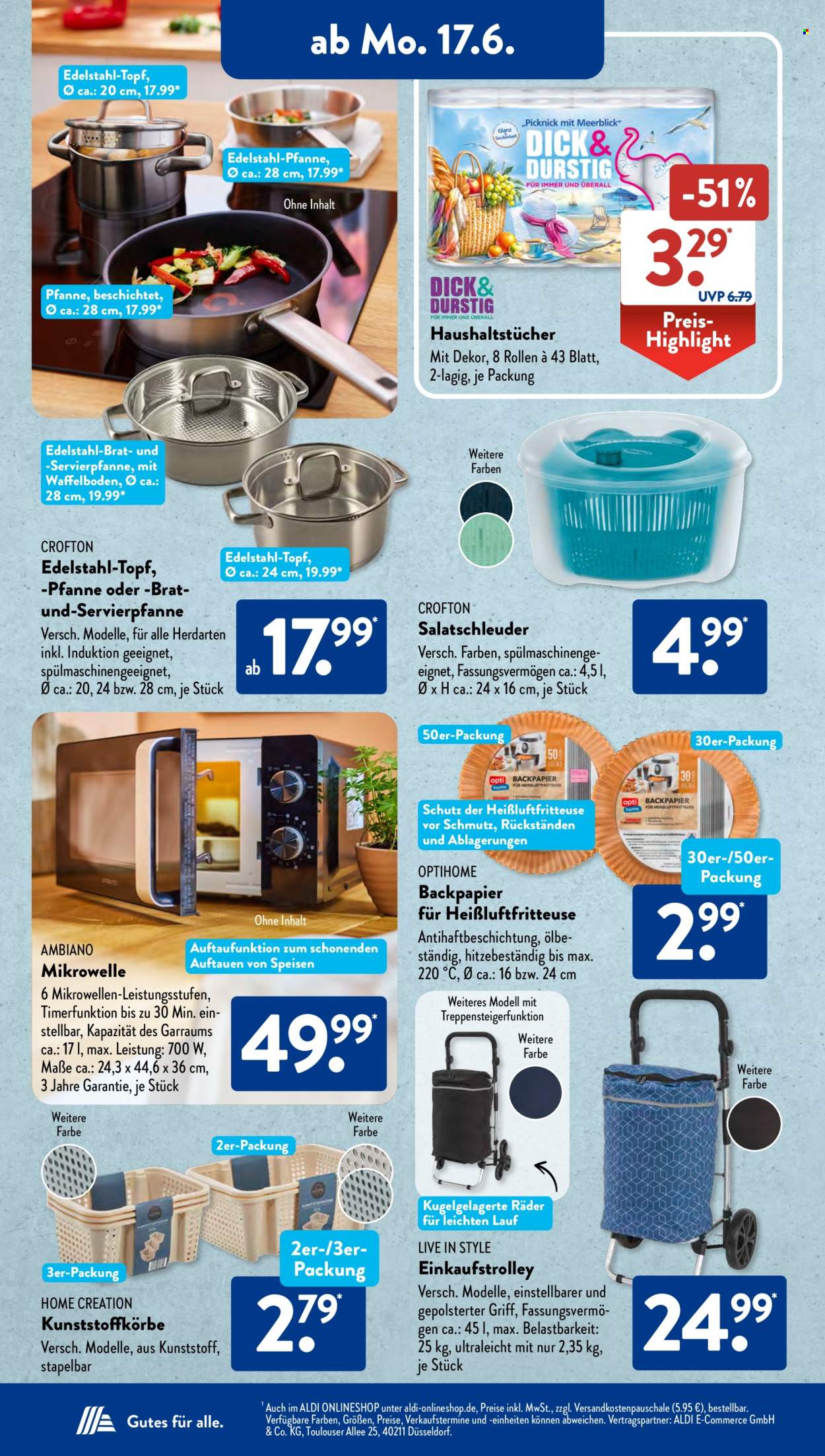 ALDI SÜD Prospekte  - 17.06.2024 - 22.06.2024. Seite 14