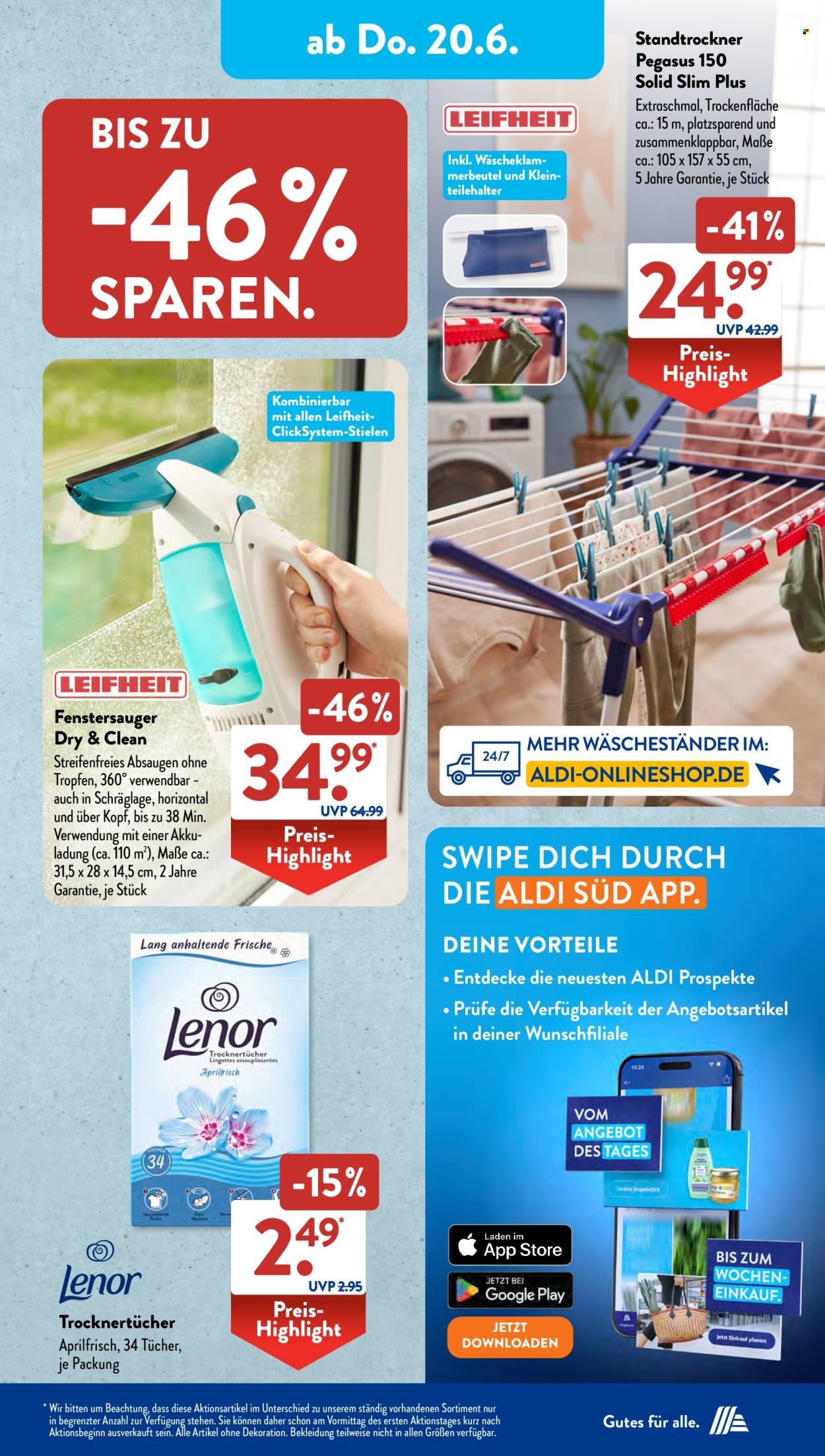ALDI SÜD Prospekte  - 17.06.2024 - 22.06.2024. Seite 20