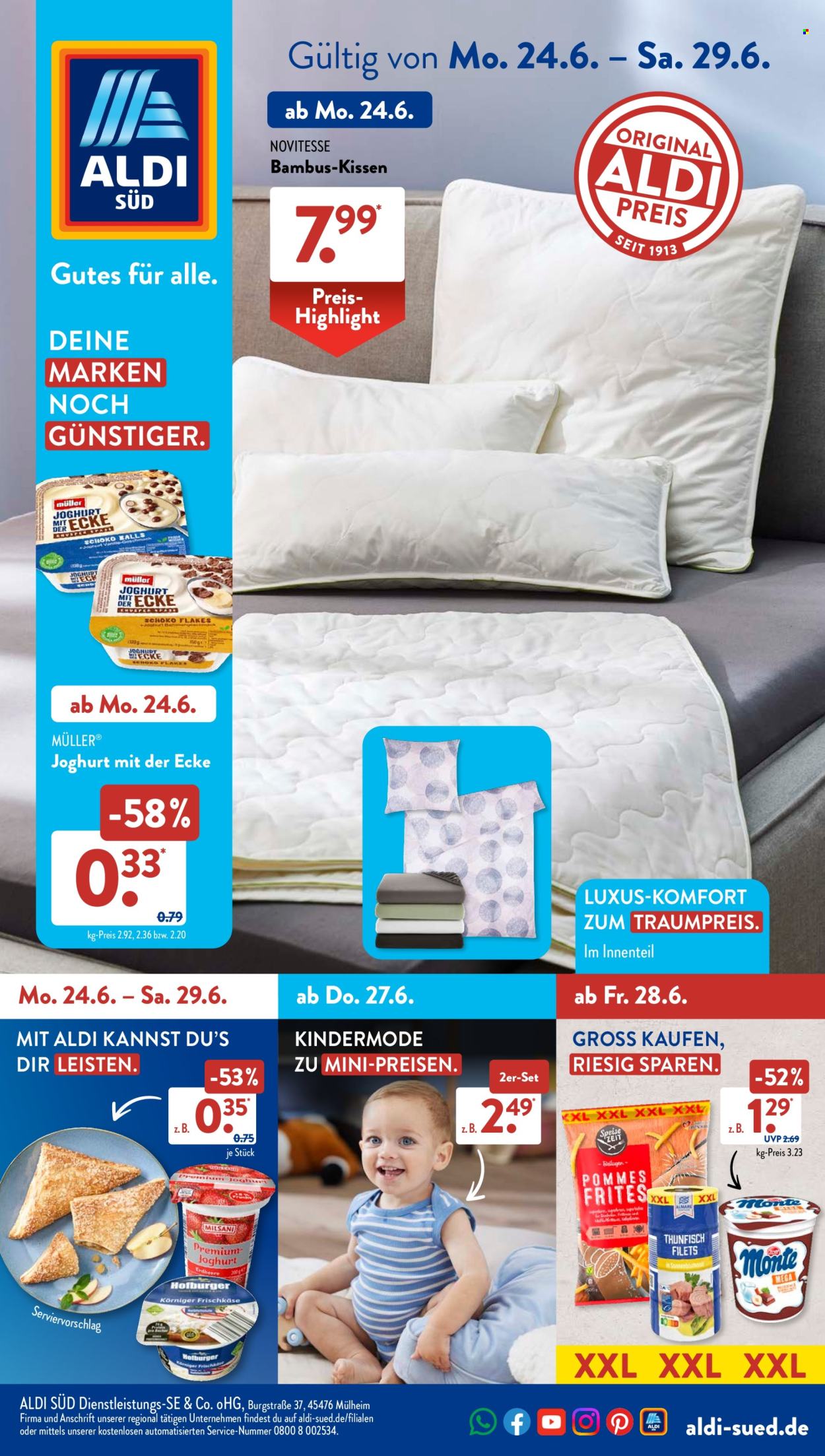 ALDI SÜD Prospekte  - 22.06.2024 - 22.06.2024. Seite 1