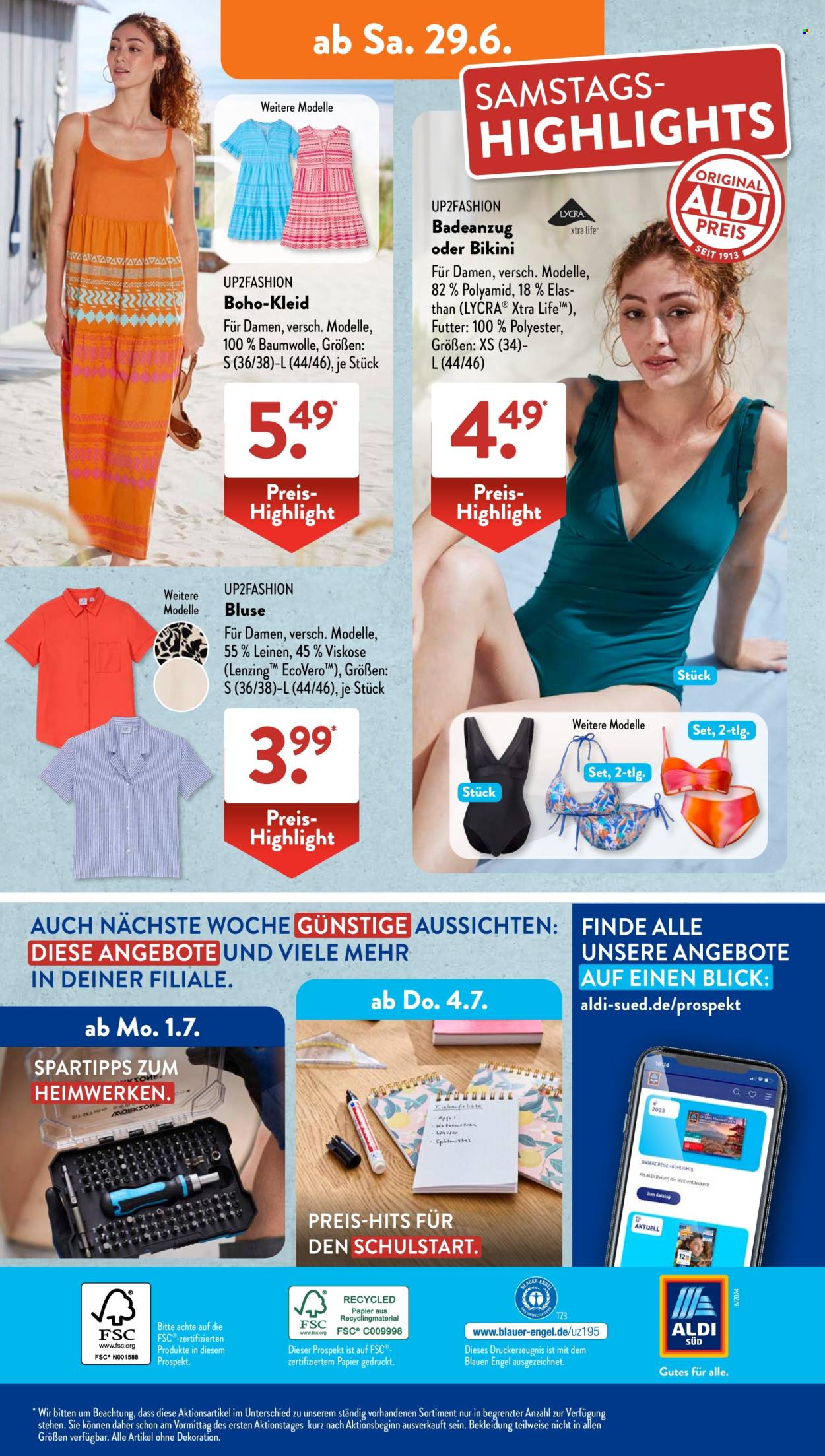 ALDI SÜD Prospekte  - 22.06.2024 - 22.06.2024. Seite 39
