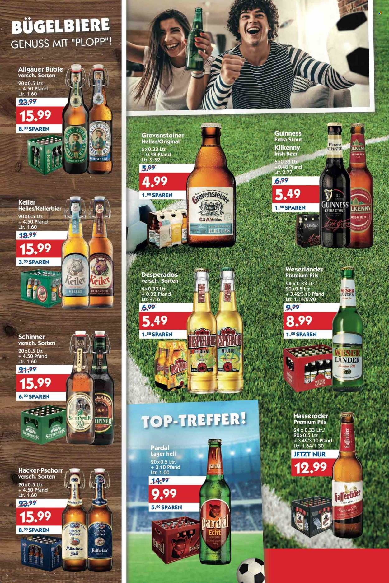 Hol'ab! Getränkemarkt Prospekte  - 17.06.2024 - 22.06.2024. Seite 2