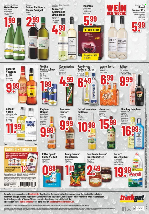 trinkgut Prospekte  - 17.06.2024 - 22.06.2024. Seite 6