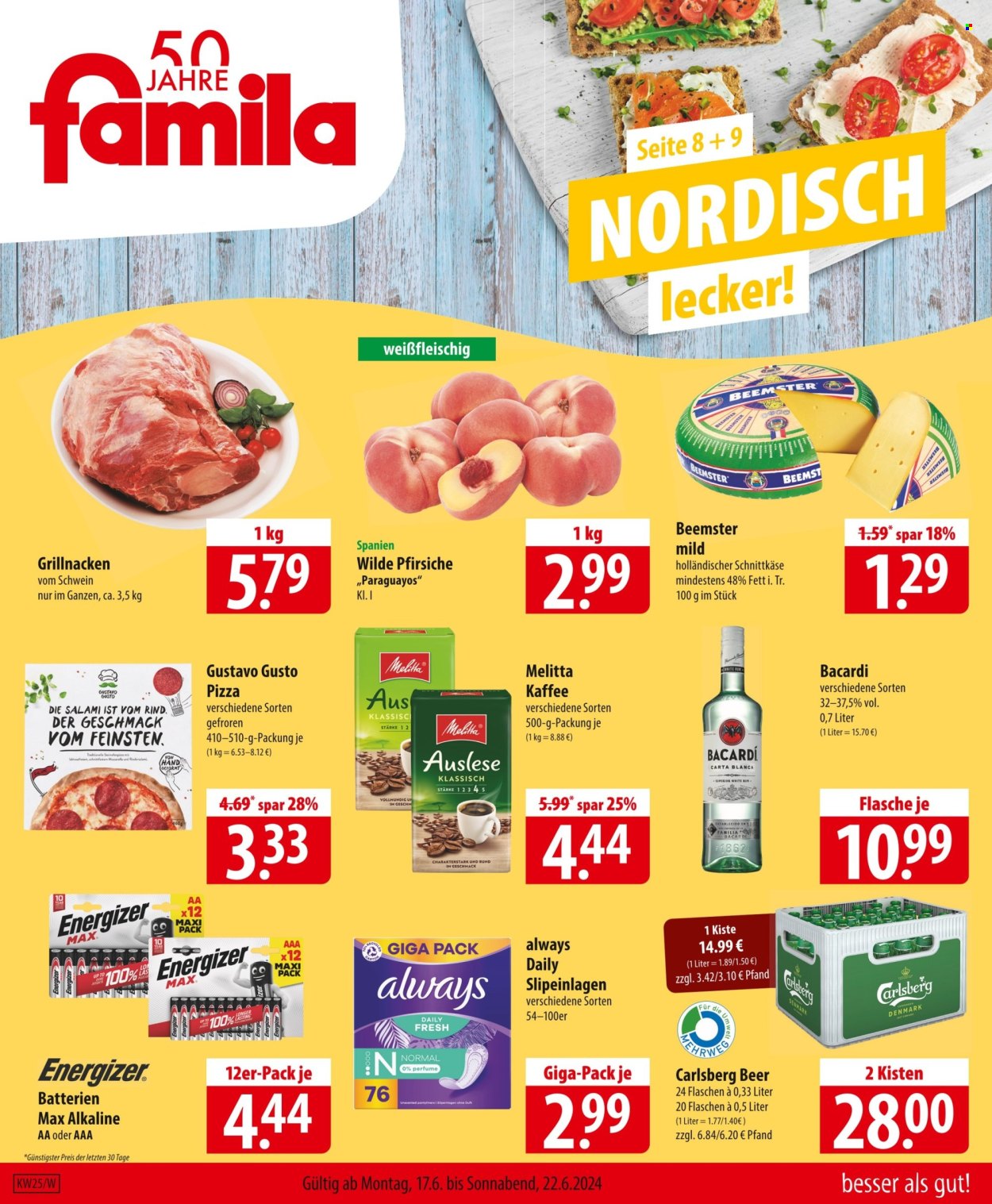 famila Prospekte  - 17.06.2024 - 22.06.2024. Seite 1
