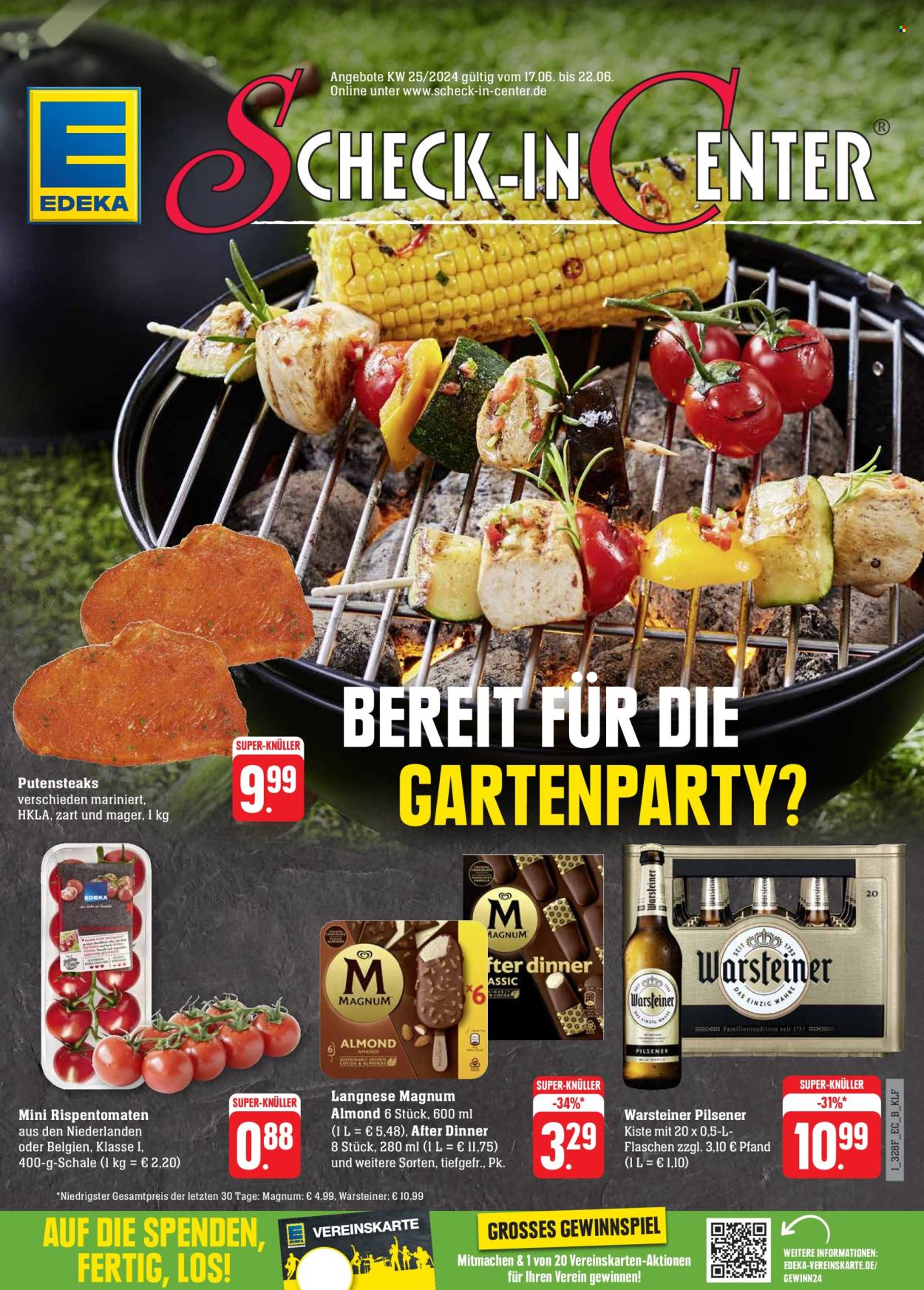 Edeka Prospekte  - 17.06.2024 - 22.06.2024. Seite 1