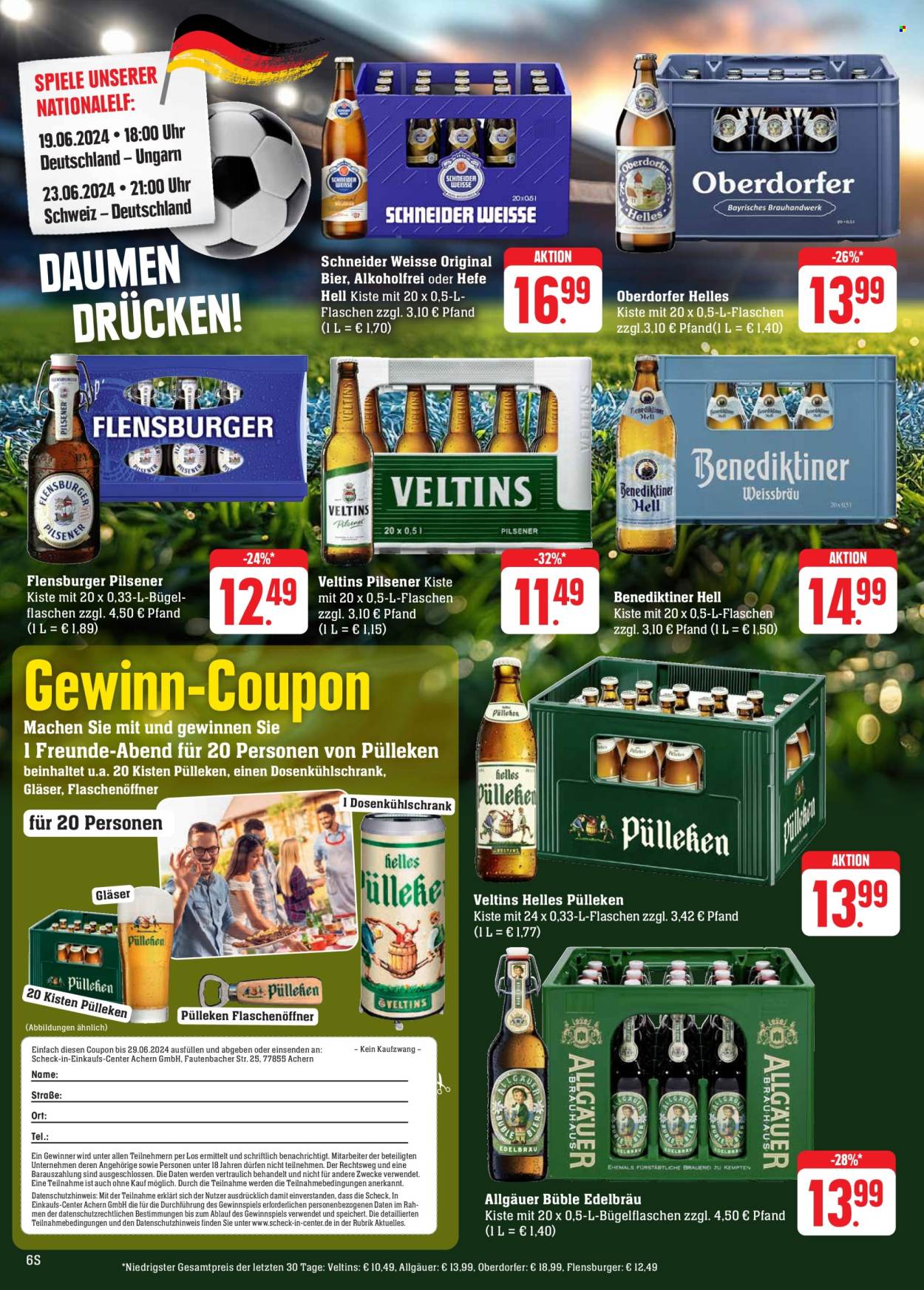 Edeka Prospekte  - 17.06.2024 - 22.06.2024. Seite 6