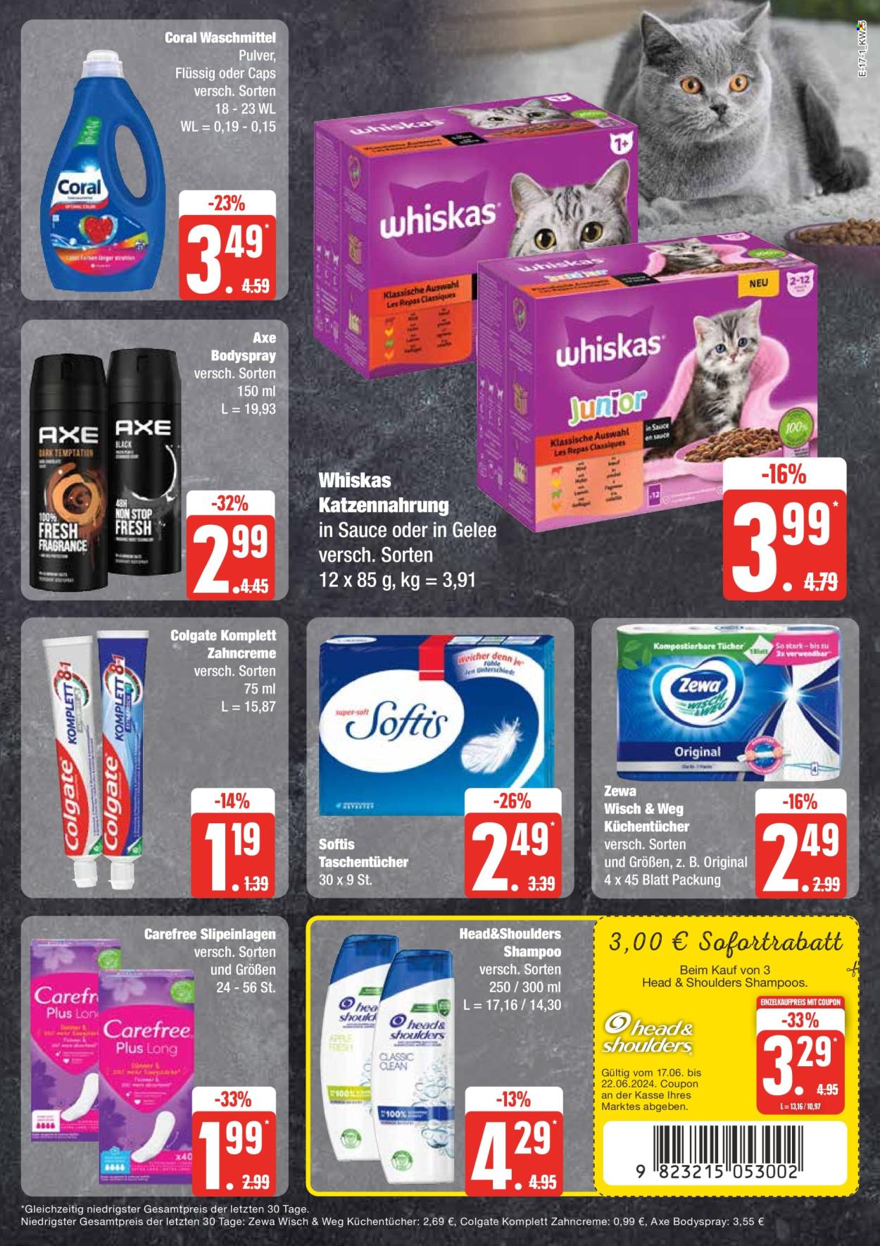 Edeka Prospekte  - 17.06.2024 - 22.06.2024. Seite 17