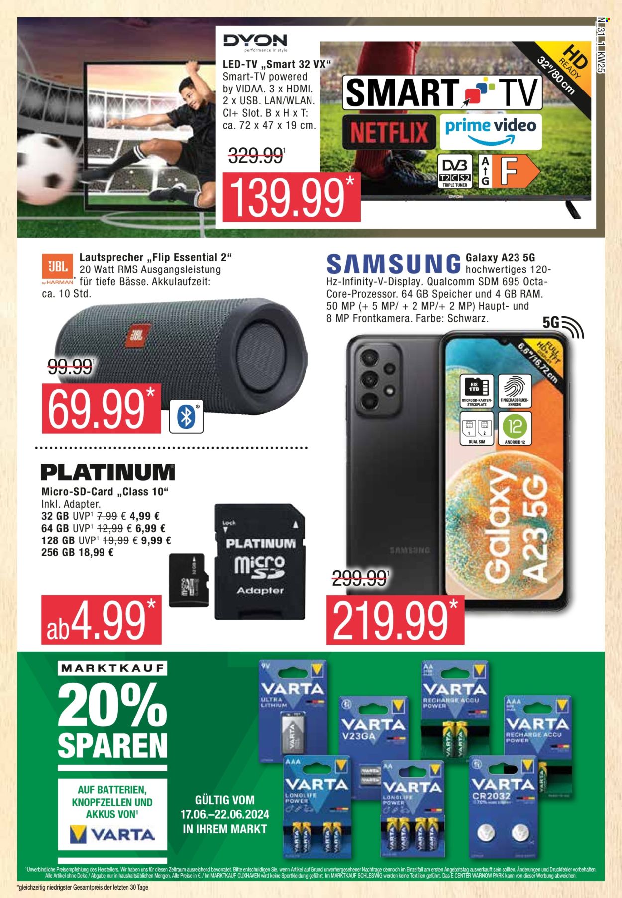 Marktkauf Prospekte  - 17.06.2024 - 22.06.2024. Seite 31