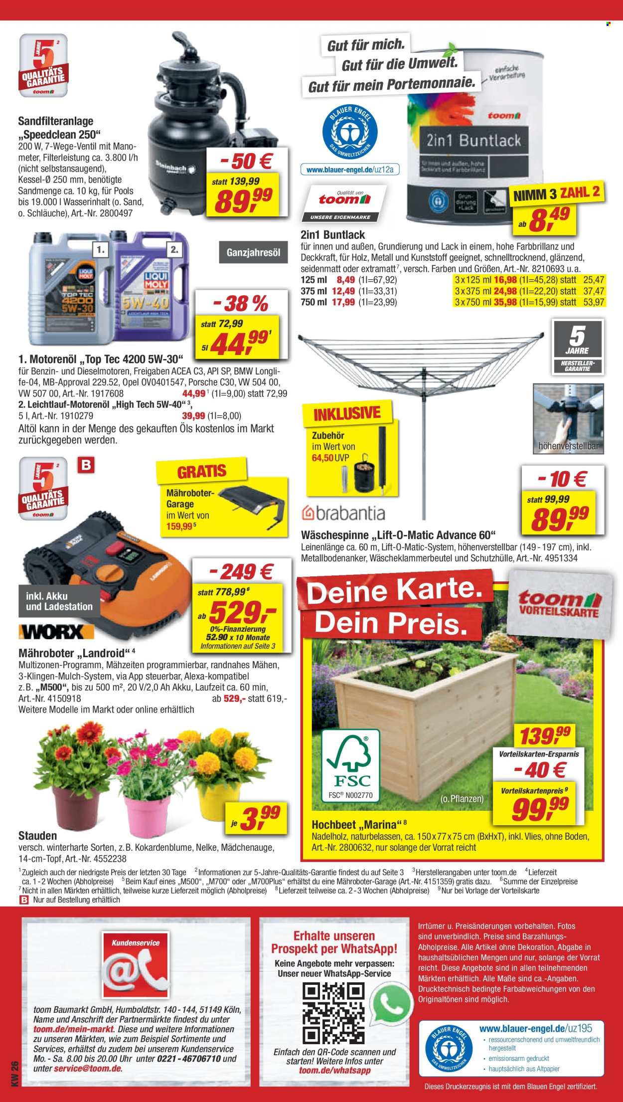 toom Baumarkt Prospekte  - 22.06.2024 - 28.06.2024. Seite 16