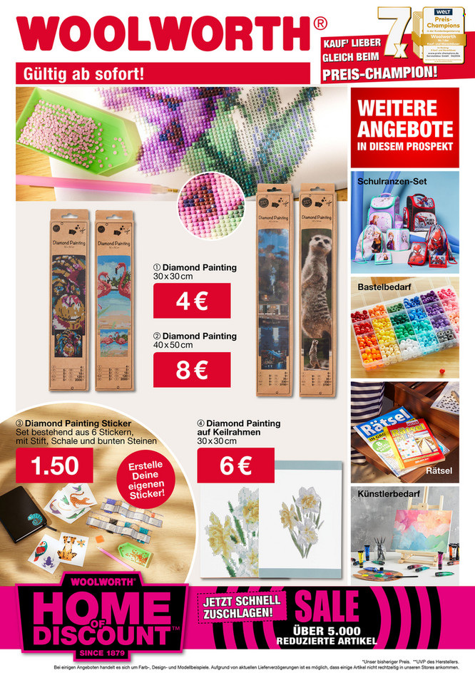 Woolworth Prospekte  - 13.06.2024 - 20.06.2024. Seite 1