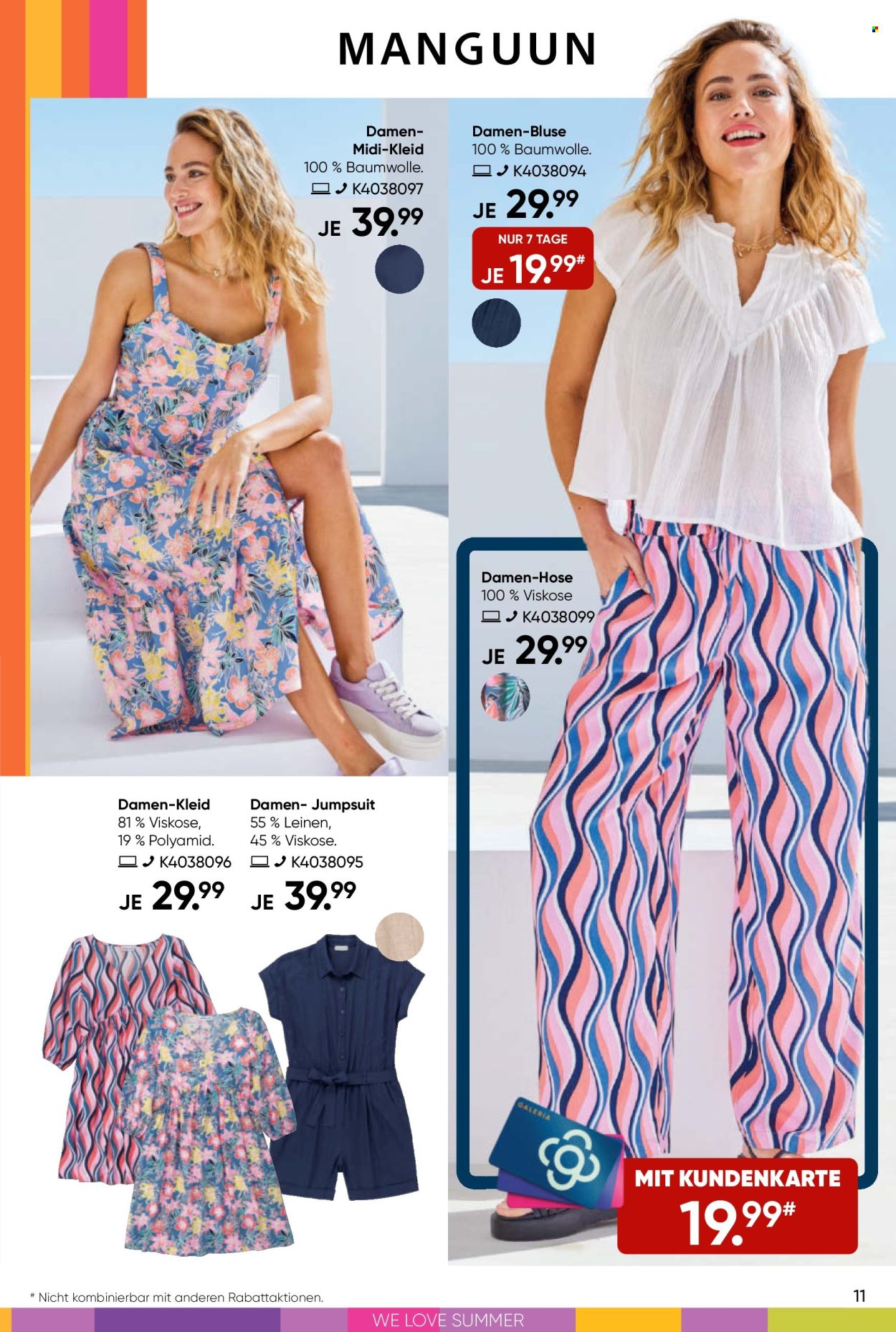 GALERIA Karstadt Kaufhof Prospekte  - 19.06.2024 - 25.06.2024. Seite 11