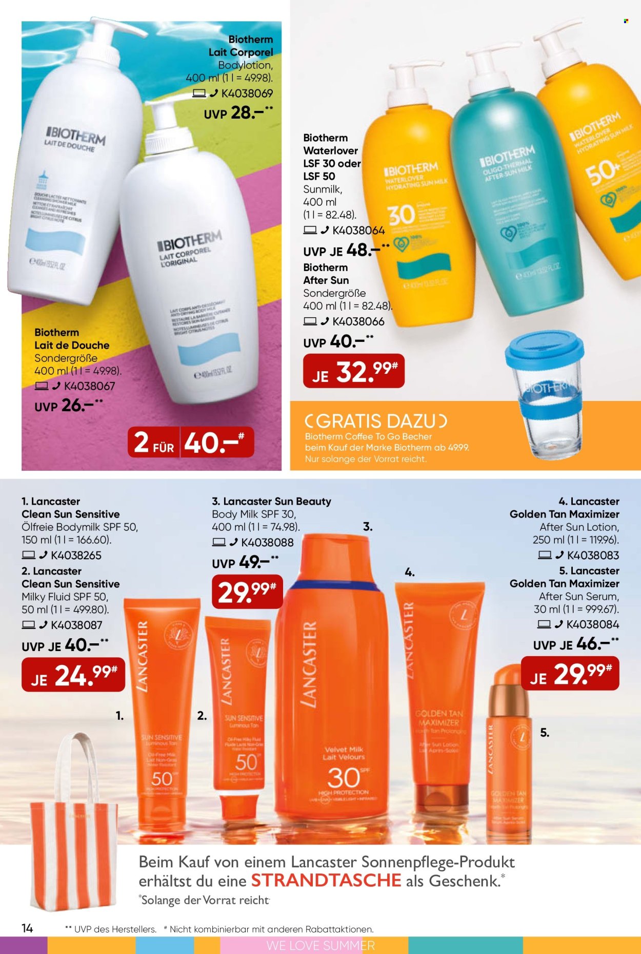 GALERIA Karstadt Kaufhof Prospekte  - 19.06.2024 - 25.06.2024. Seite 14