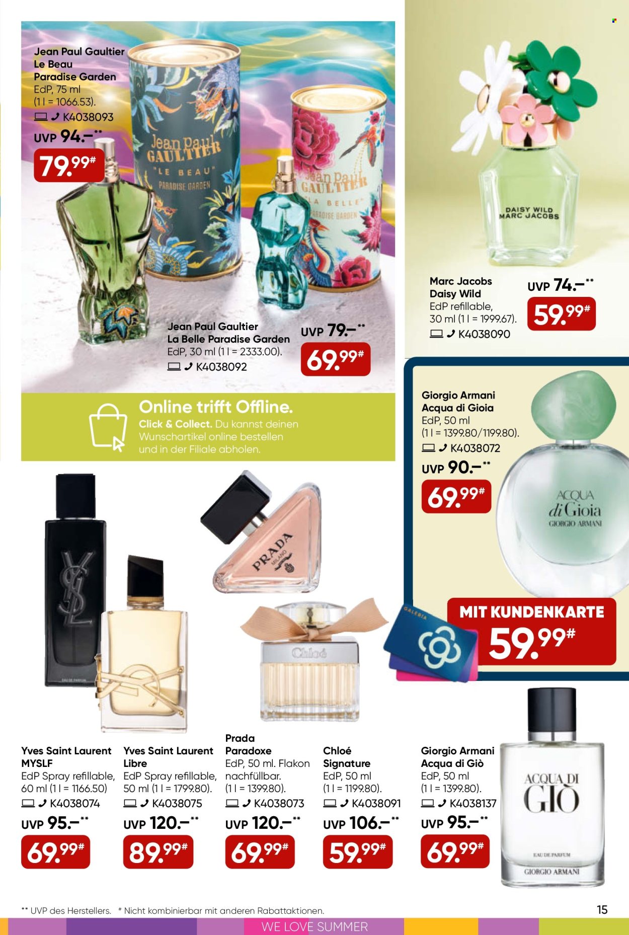 GALERIA Karstadt Kaufhof Prospekte  - 19.06.2024 - 25.06.2024. Seite 15