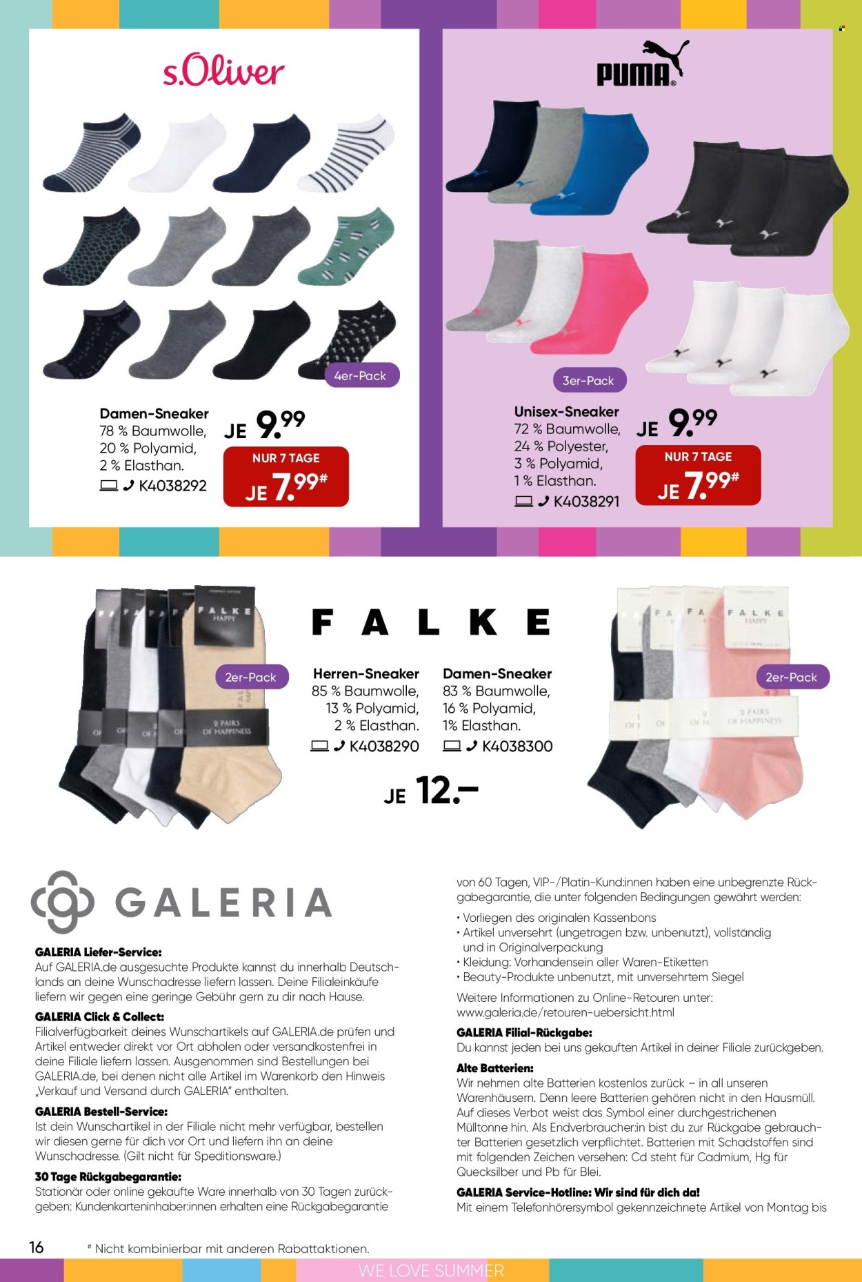 GALERIA Karstadt Kaufhof Prospekte  - 19.06.2024 - 25.06.2024. Seite 16