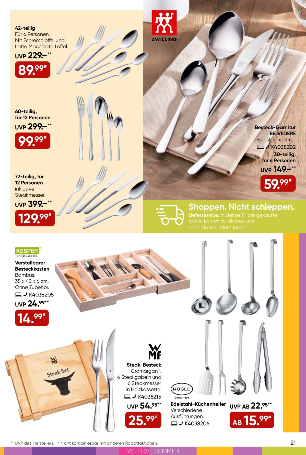 GALERIA Karstadt Kaufhof Prospekte  - 19.06.2024 - 25.06.2024. Seite 21