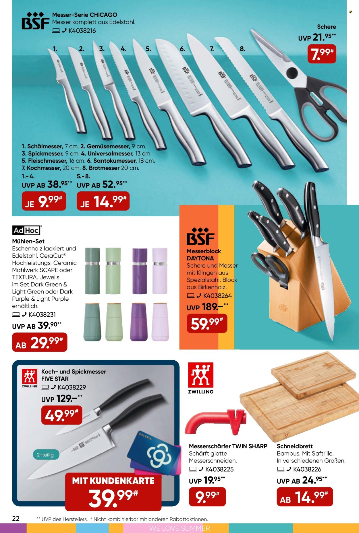 GALERIA Karstadt Kaufhof Prospekte  - 19.06.2024 - 25.06.2024. Seite 22