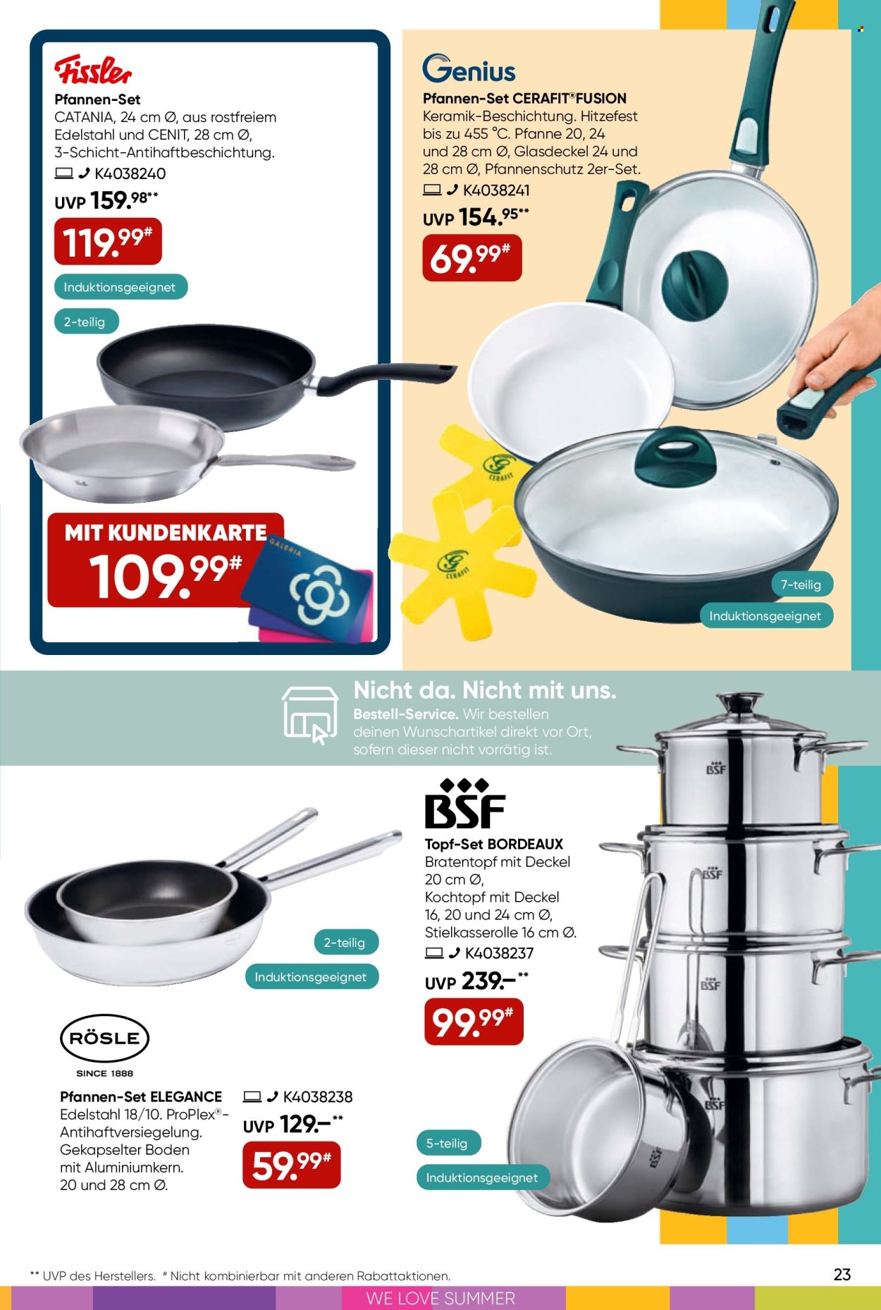 GALERIA Karstadt Kaufhof Prospekte  - 19.06.2024 - 25.06.2024. Seite 23