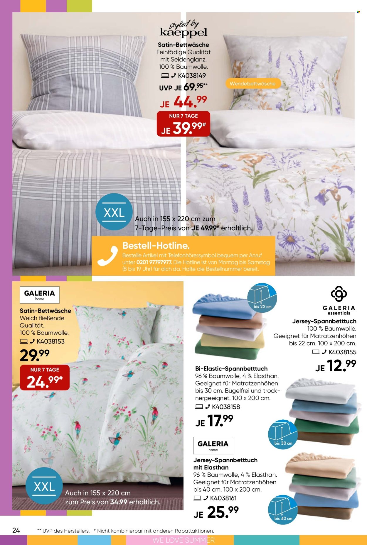 GALERIA Karstadt Kaufhof Prospekte  - 19.06.2024 - 25.06.2024. Seite 24