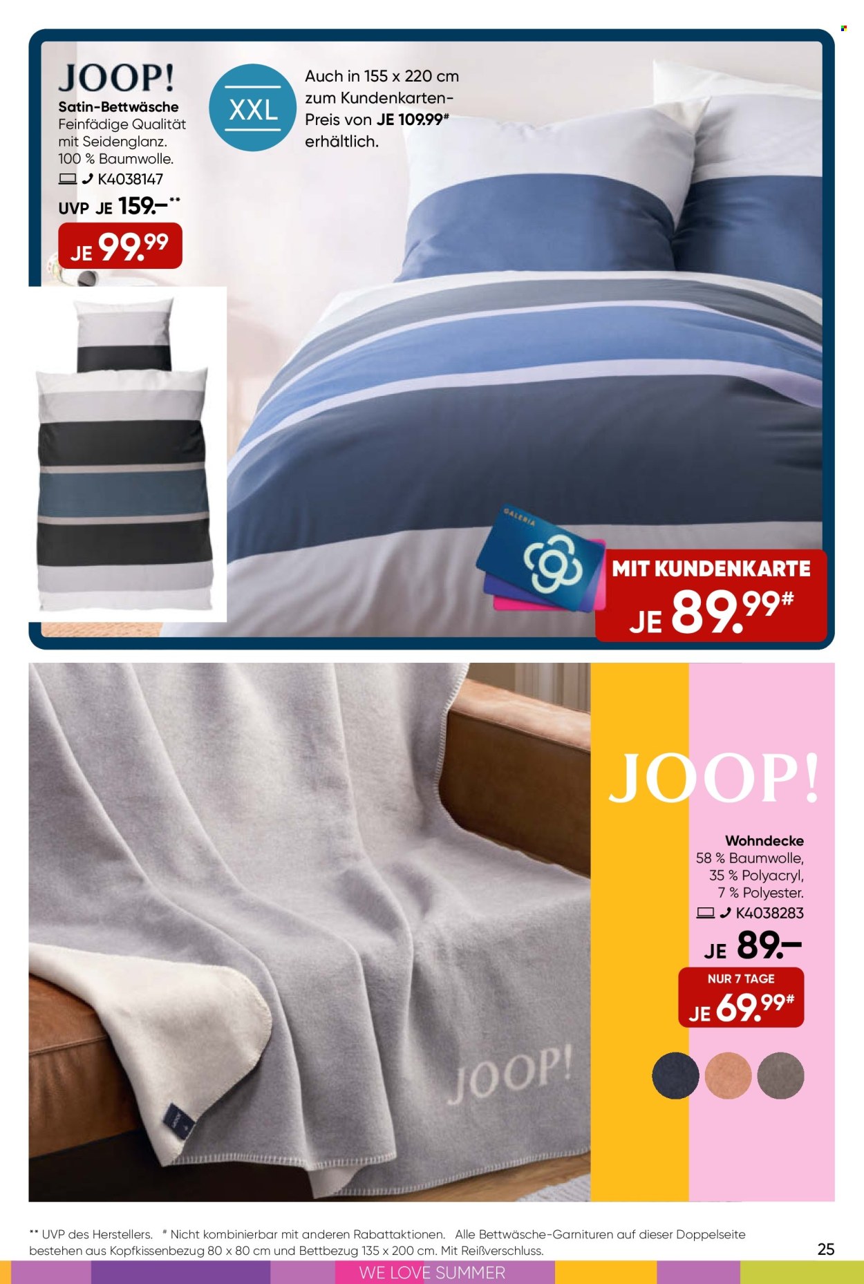 GALERIA Karstadt Kaufhof Prospekte  - 19.06.2024 - 25.06.2024. Seite 25