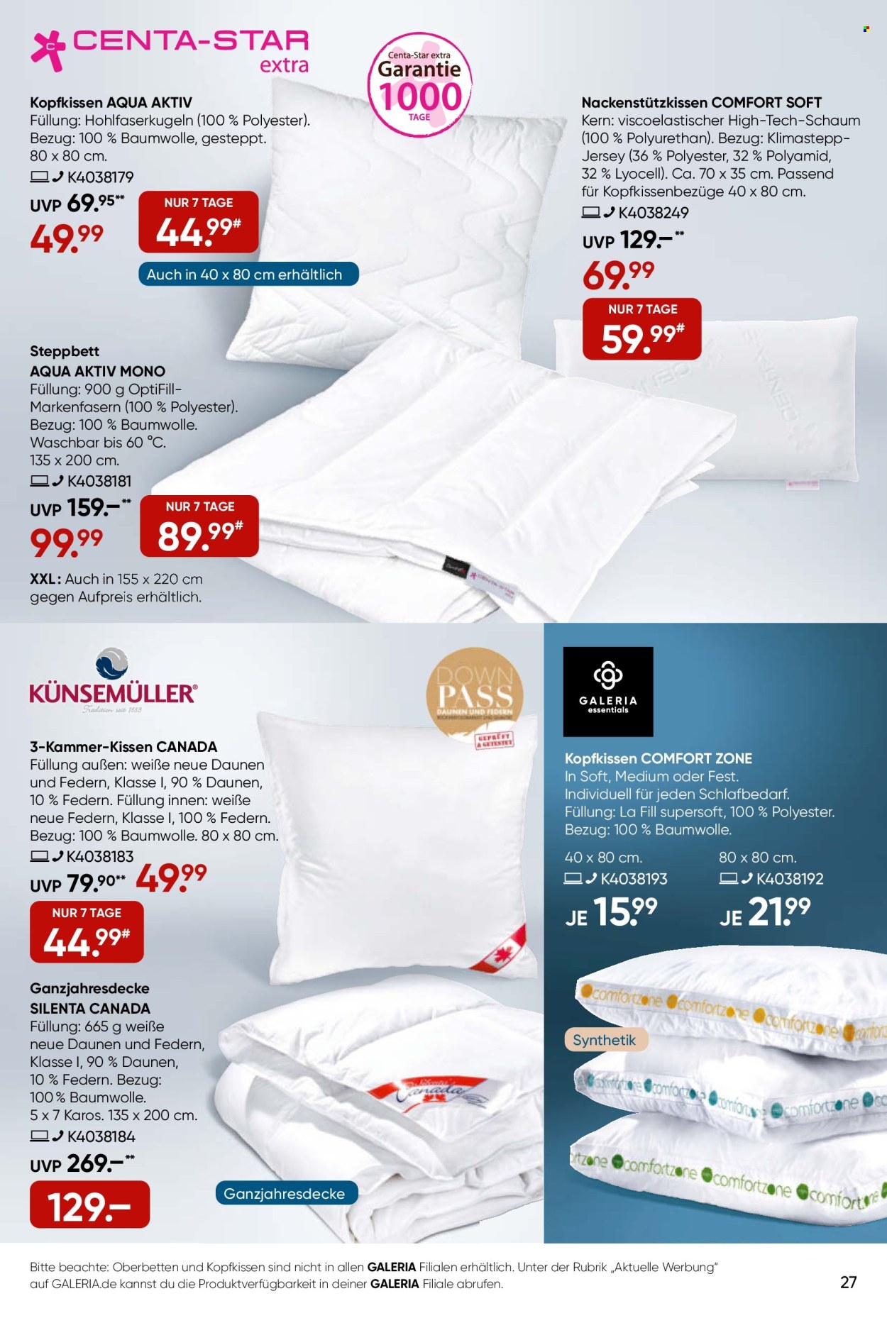 GALERIA Karstadt Kaufhof Prospekte  - 19.06.2024 - 25.06.2024. Seite 27