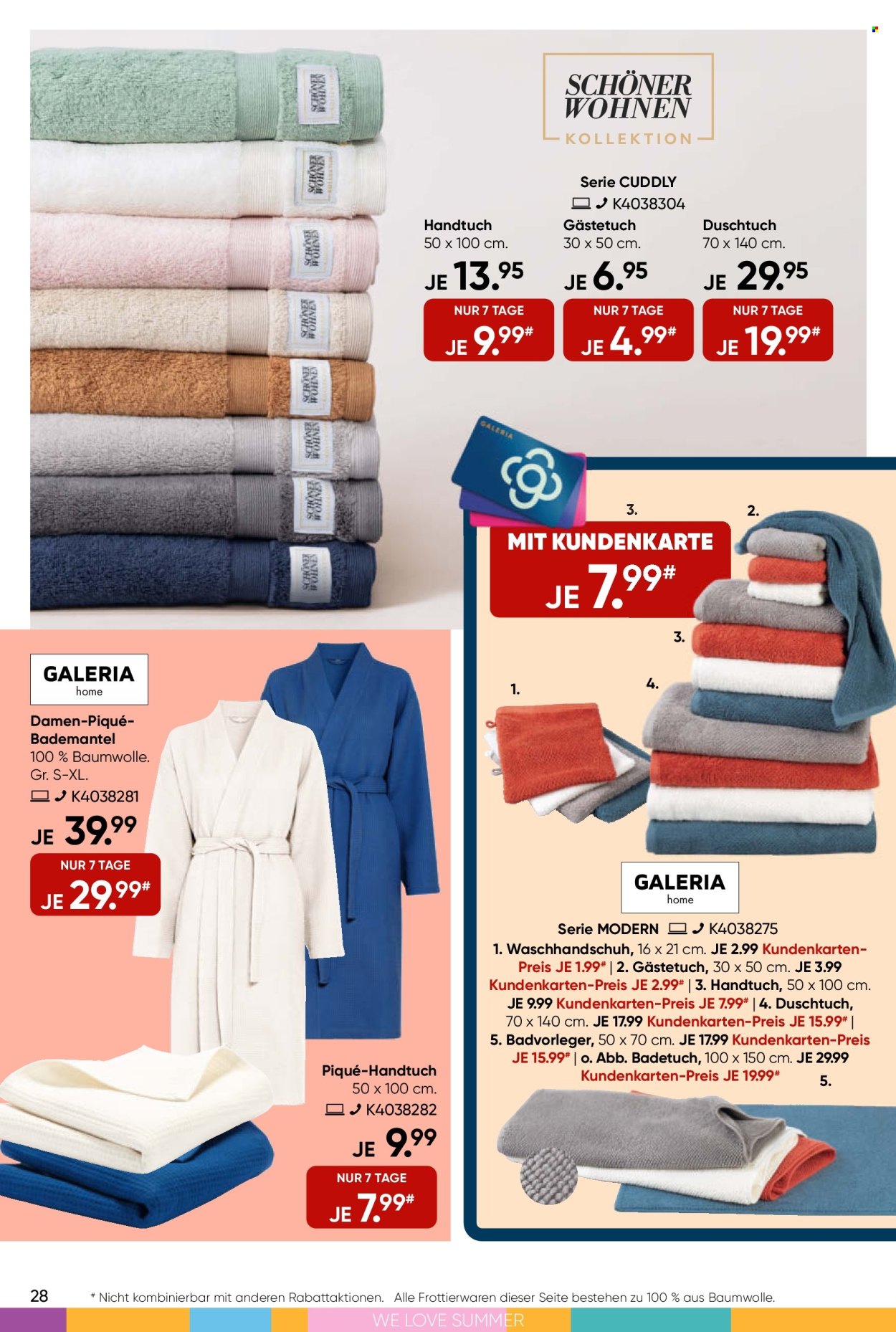 GALERIA Karstadt Kaufhof Prospekte  - 19.06.2024 - 25.06.2024. Seite 28