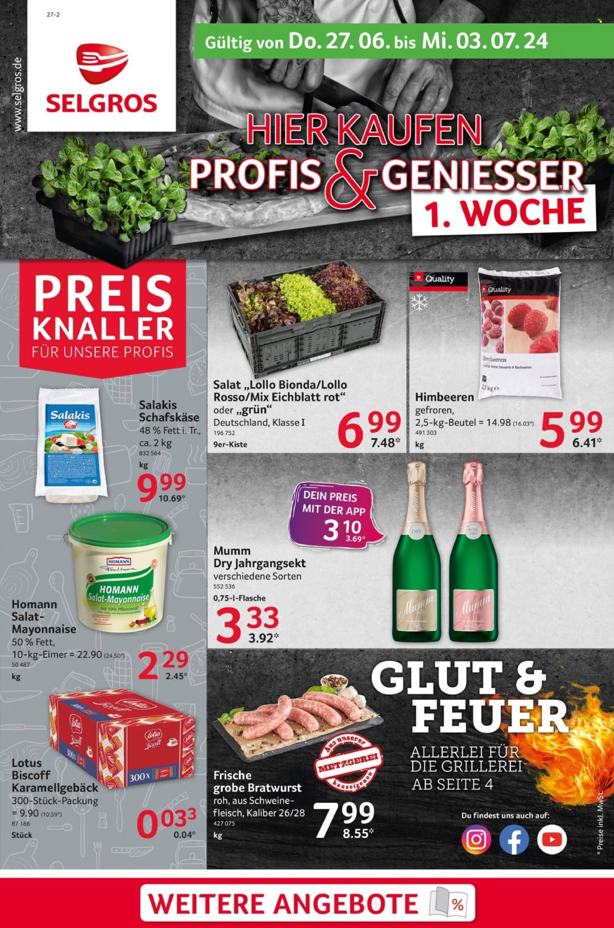 Selgros Prospekte  - 27.06.2024 - 3.07.2024. Seite 1