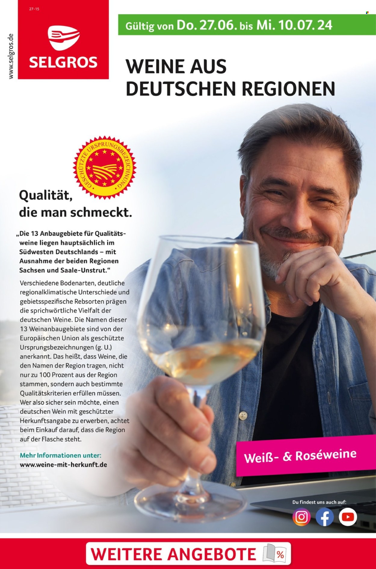 Selgros Prospekte  - 27.06.2024 - 10.07.2024. Seite 1