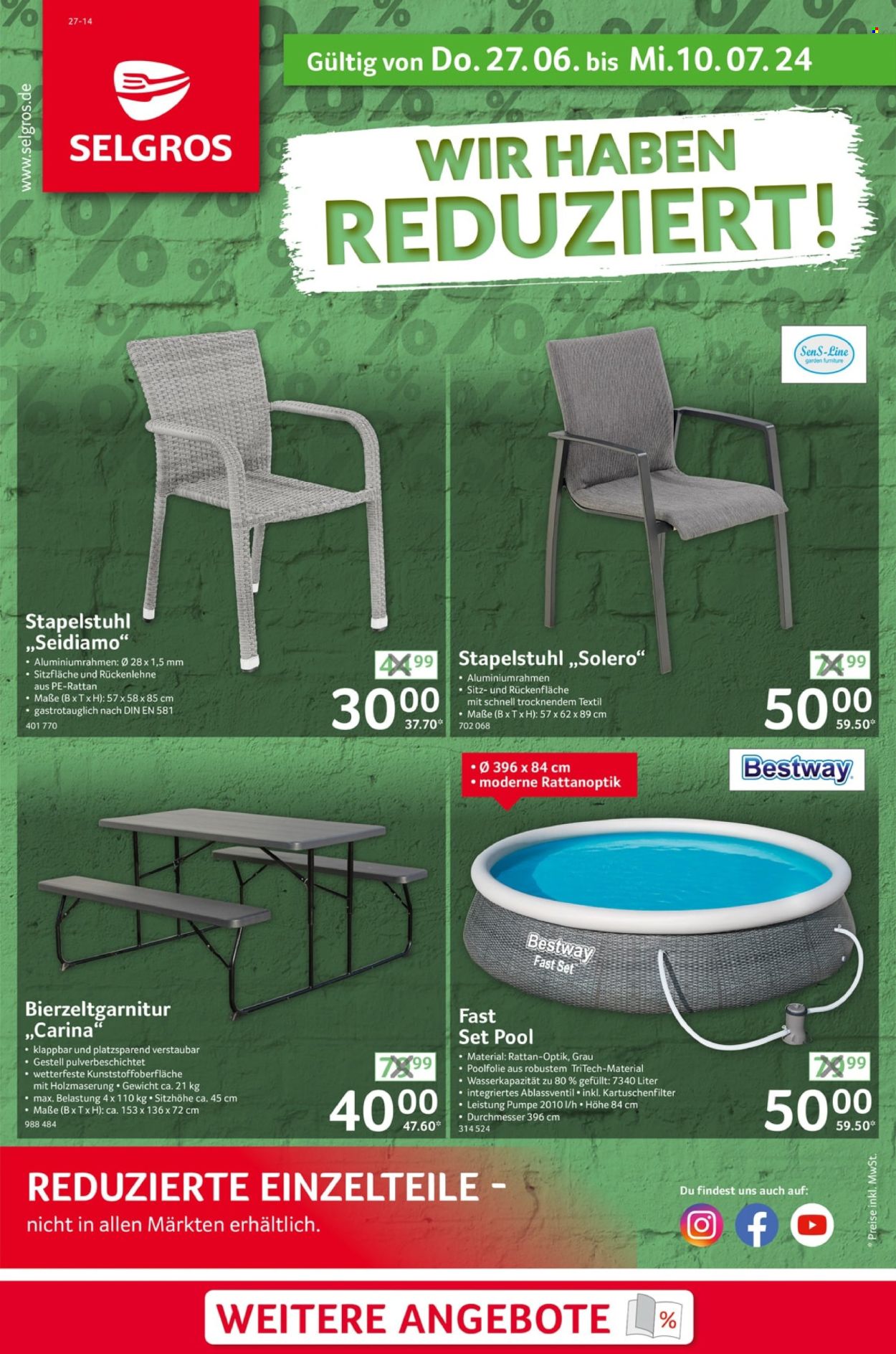 Selgros Prospekte  - 27.06.2024 - 10.07.2024. Seite 1