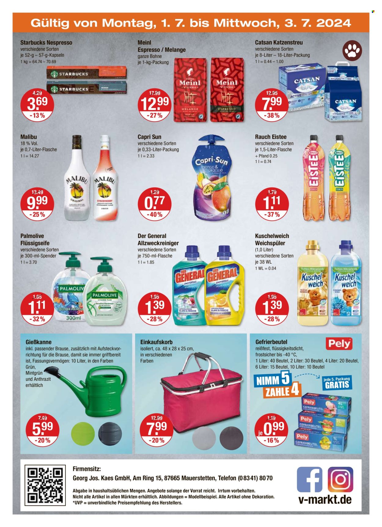V-Markt Prospekte  - 27.06.2024 - 3.07.2024. Seite 24