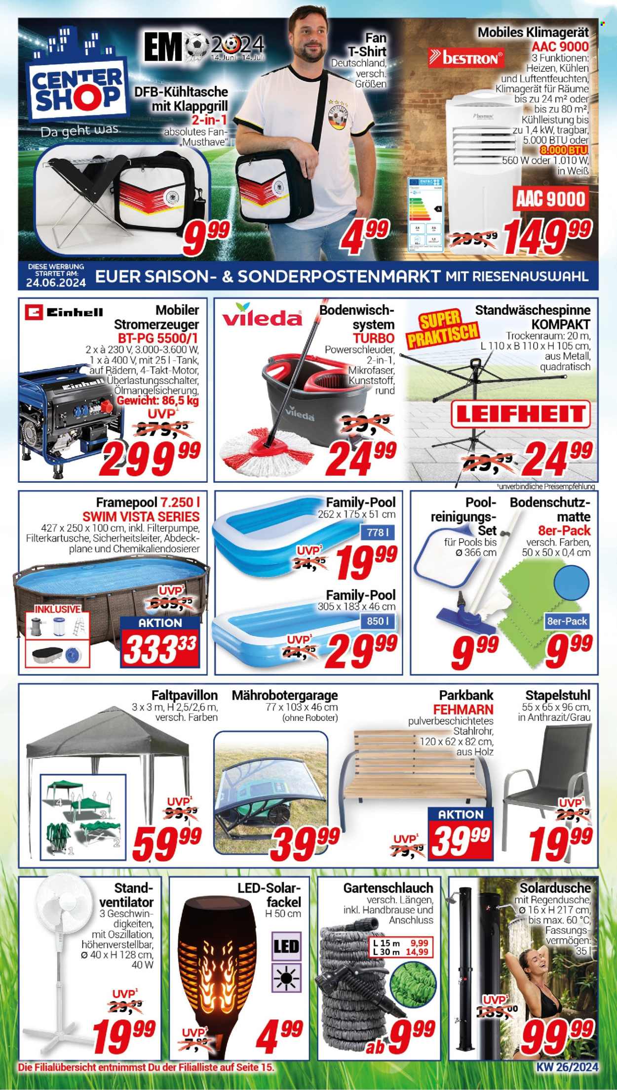 CENTERSHOP Prospekte  - 24.06.2024 - 29.06.2024. Seite 1