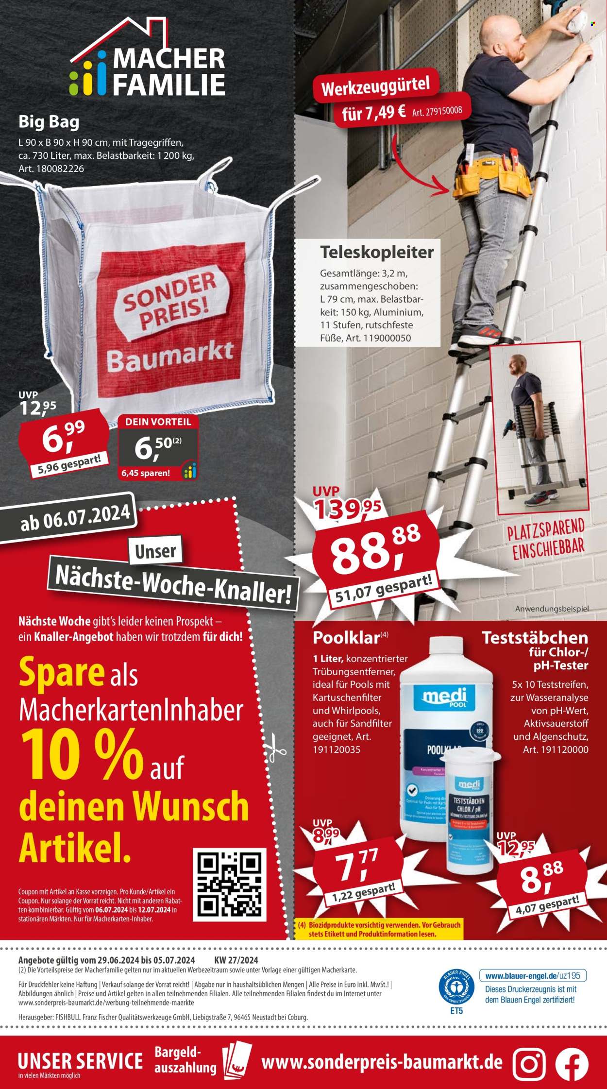 Sonderpreis-Baumarkt Prospekte  - 29.06.2024 - 5.07.2024. Seite 20