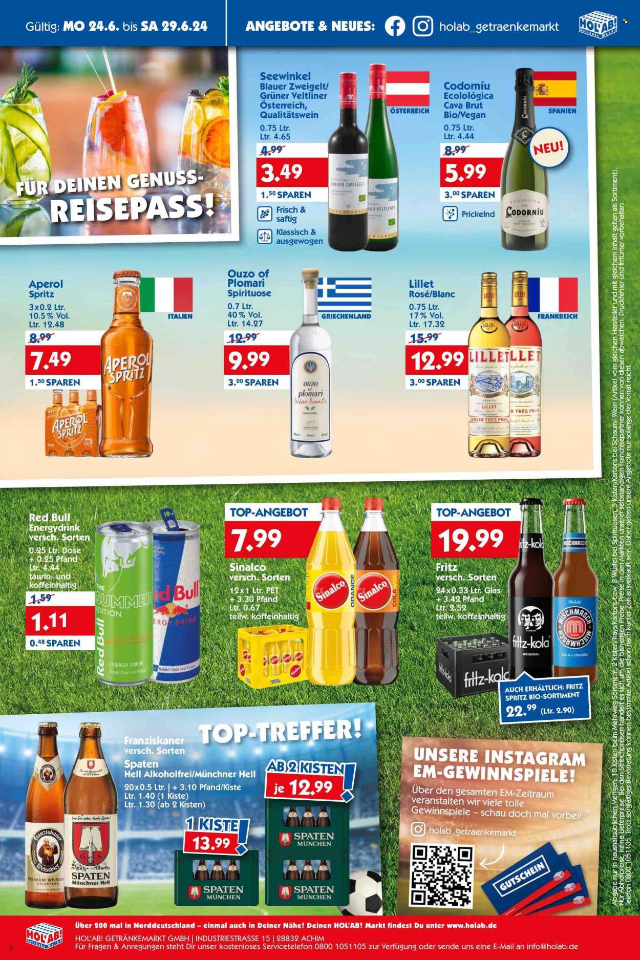 Hol'ab! Getränkemarkt Prospekte  - 24.06.2024 - 29.06.2024. Seite 7