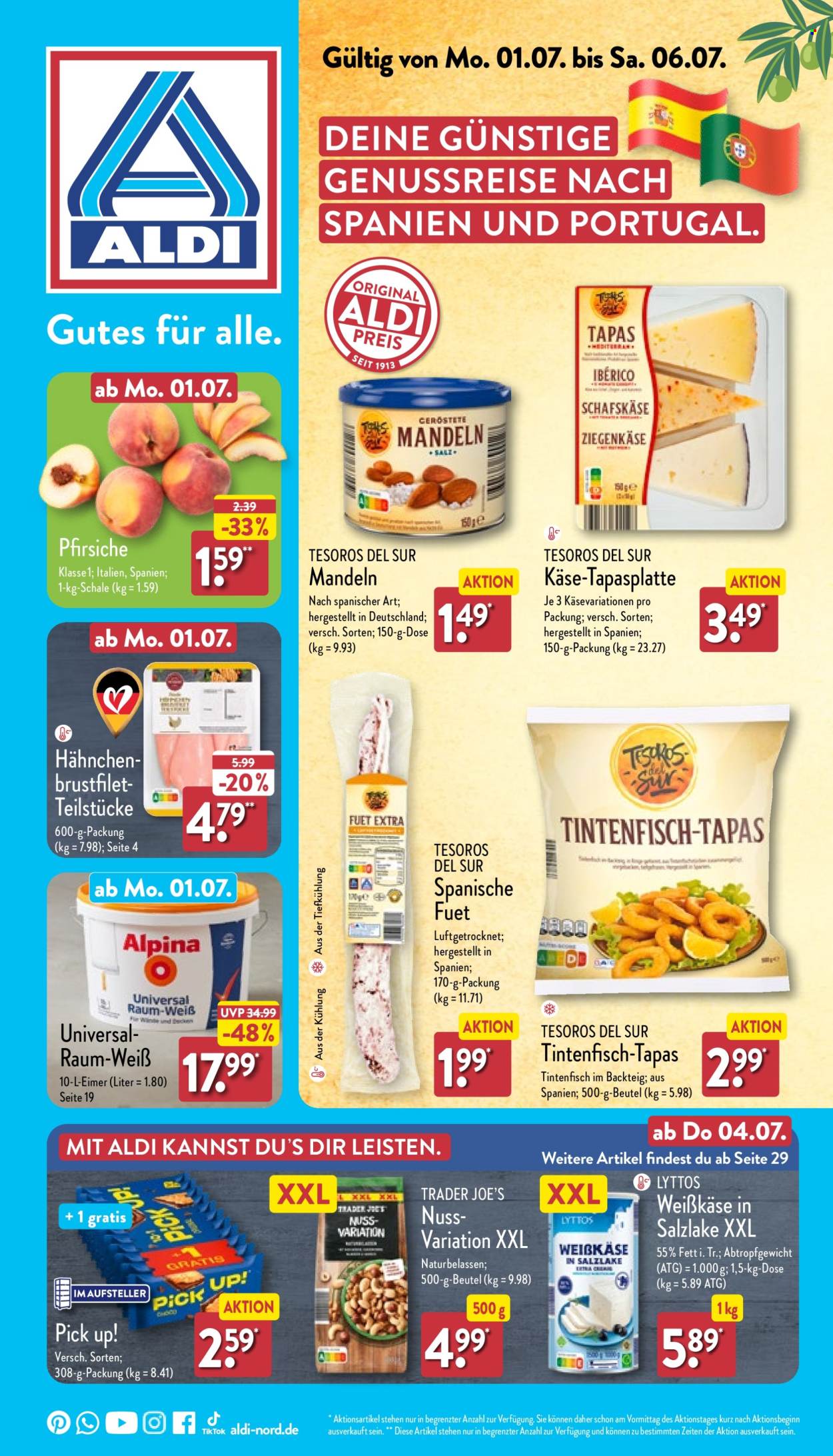 ALDI Nord Prospekte  - 1.07.2024 - 6.07.2024. Seite 1