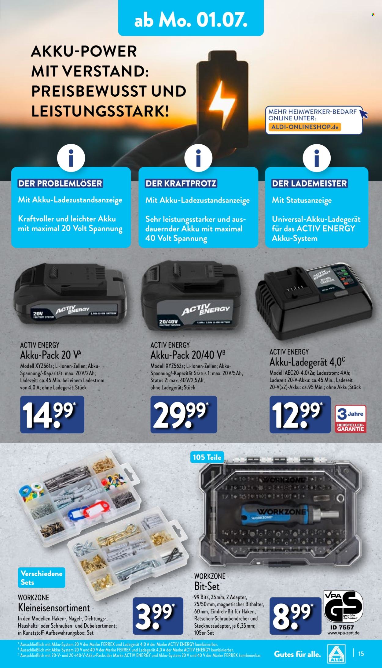 ALDI Nord Prospekte  - 1.07.2024 - 6.07.2024. Seite 15