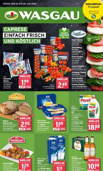 Prospekte Wasgau - 24.06.2024 - 29.06.2024.
