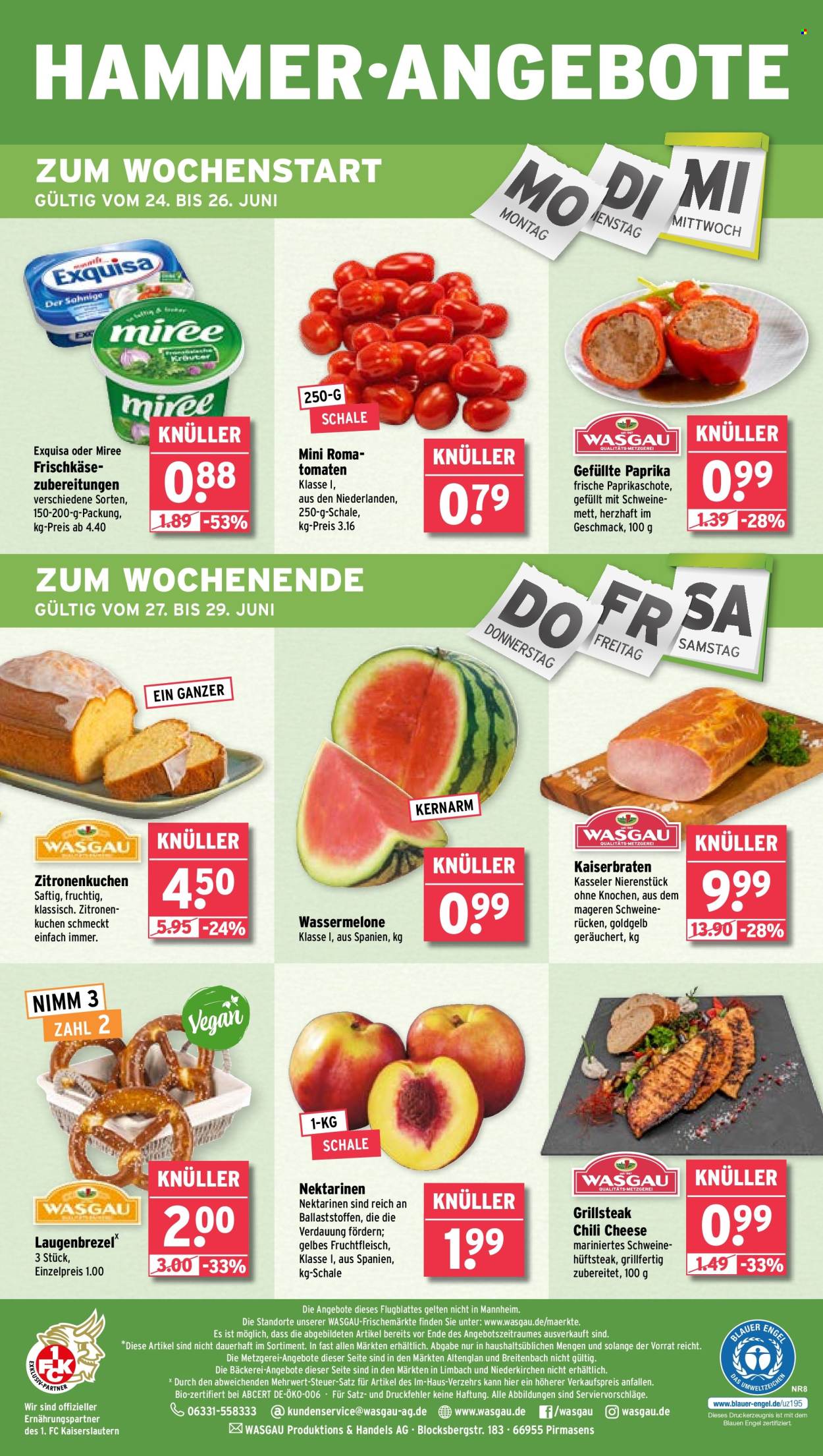 Wasgau Prospekte  - 24.06.2024 - 29.06.2024. Seite 24