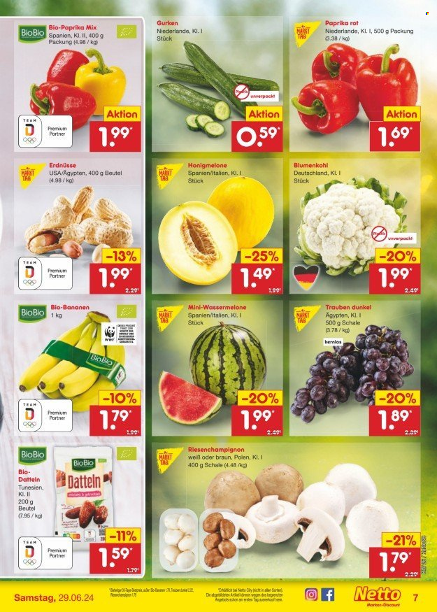 Netto Marken-Discount Prospekte  - 24.06.2024 - 29.06.2024. Seite 7