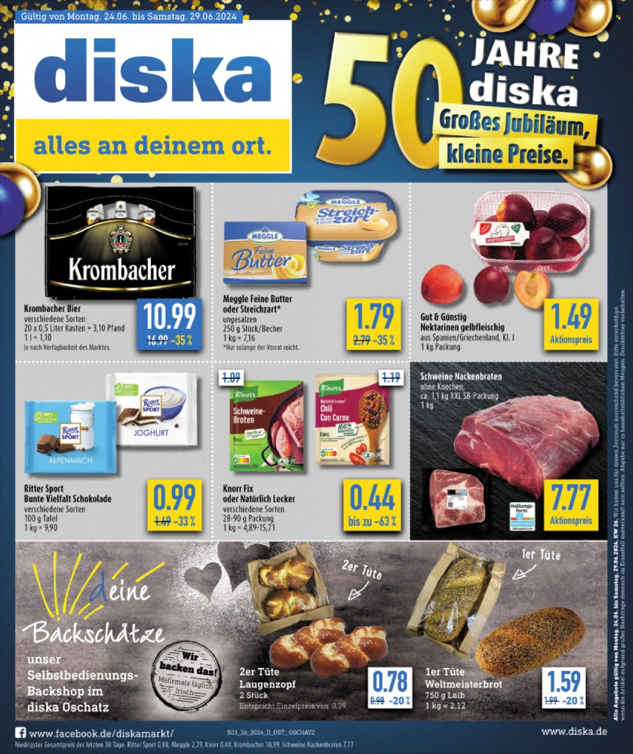 Diska Prospekte  - 24.06.2024 - 29.06.2024. Seite 1
