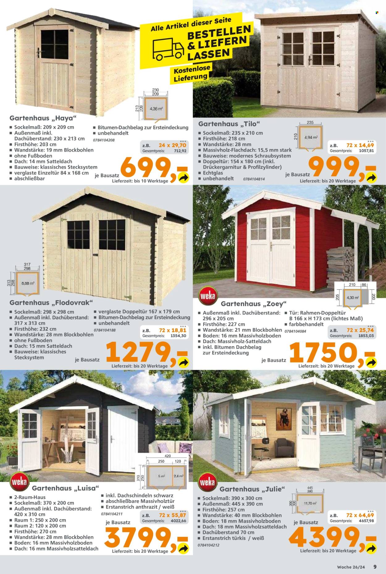 Globus Baumarkt Prospekte  - 24.06.2024 - 29.06.2024. Seite 9