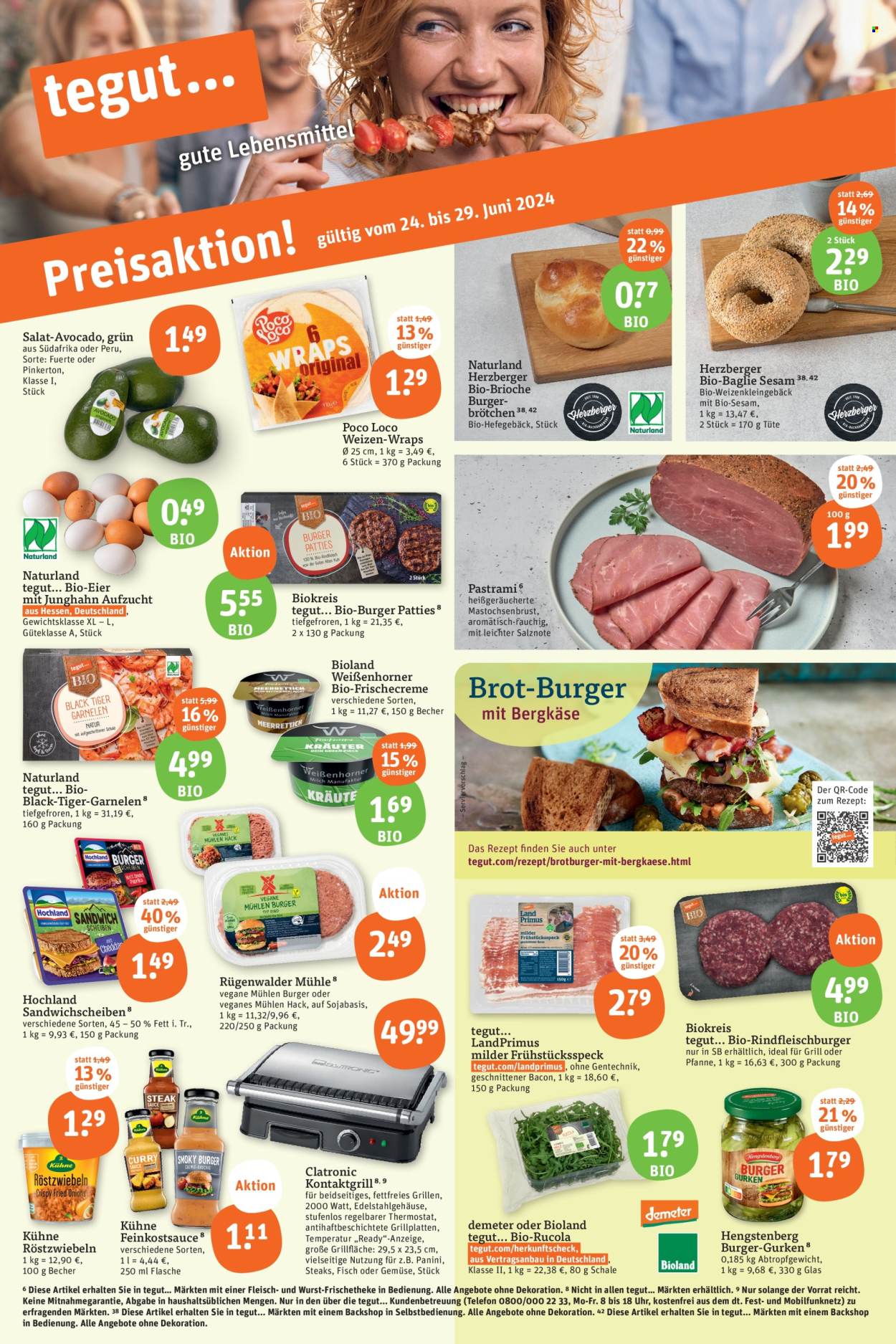tegut... Prospekte  - 24.06.2024 - 29.06.2024. Seite 1
