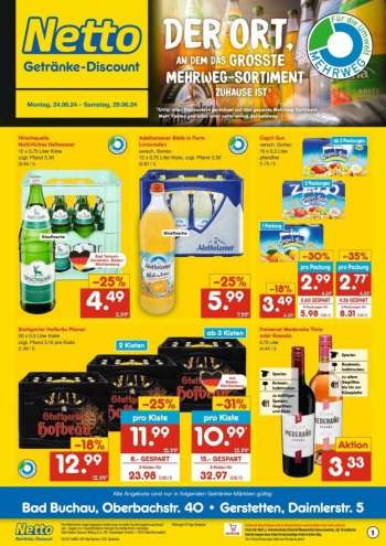 Prospekte Netto Marken-Discount - 24.06.2024 - 29.06.2024.
