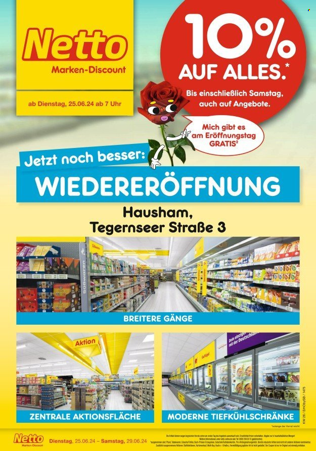 Netto Marken-Discount Prospekte  - 25.06.2024 - 29.06.2024. Seite 1